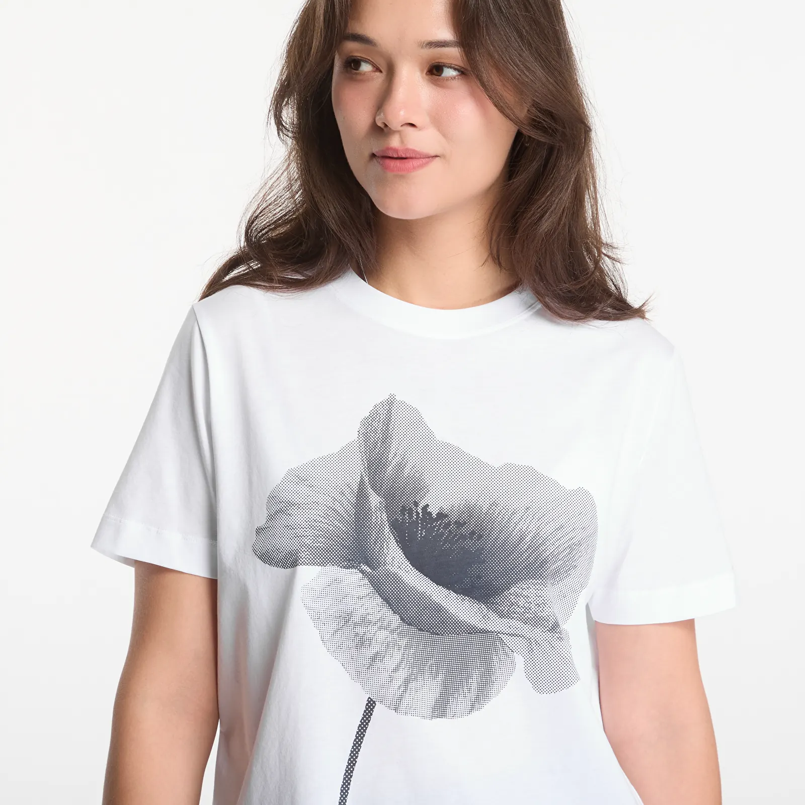 Camisetas Samsøe Samsøe Sacamino Ss T-Shirt White Poppy