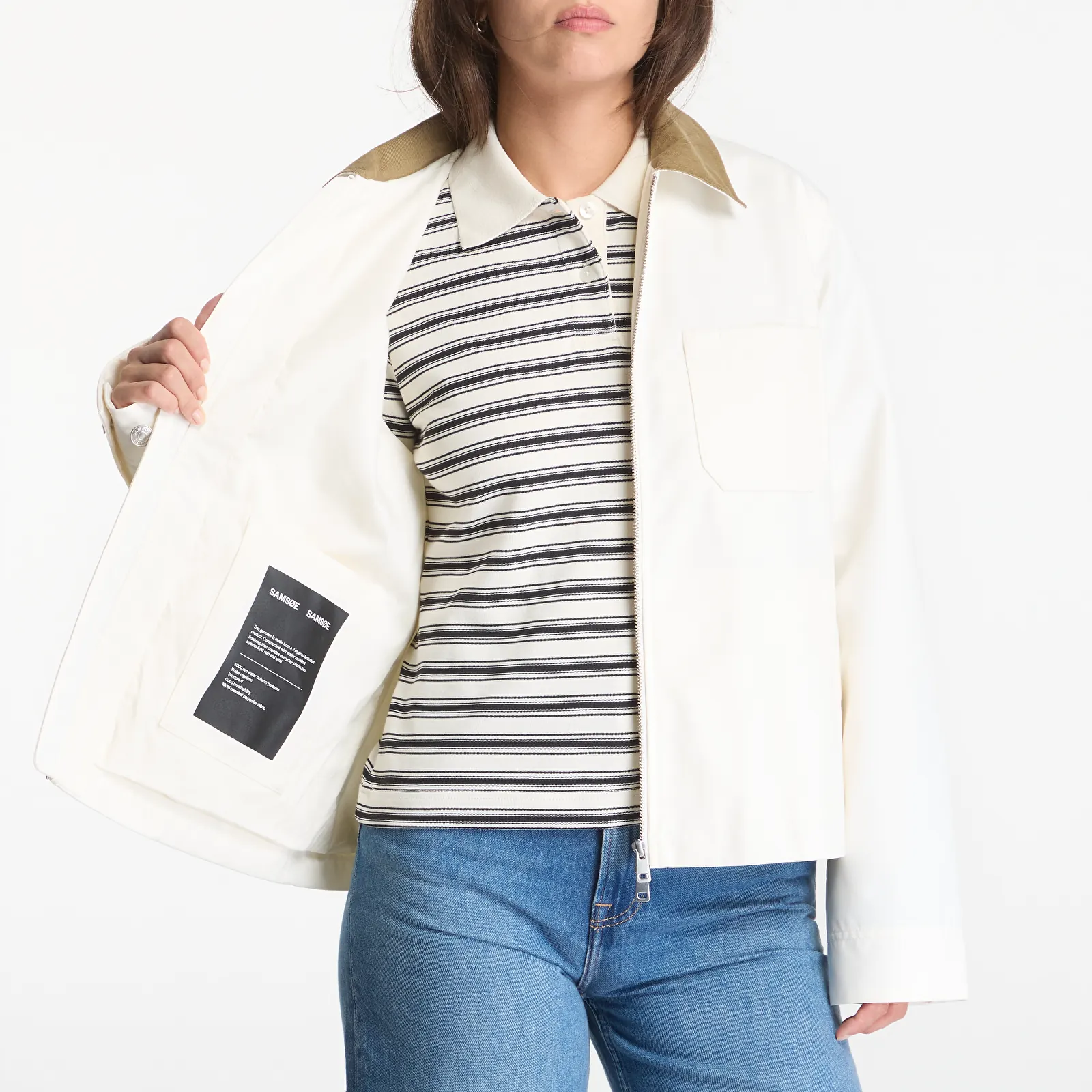 Bundy Samsøe Samsøe Sarobinson Jacket Egret