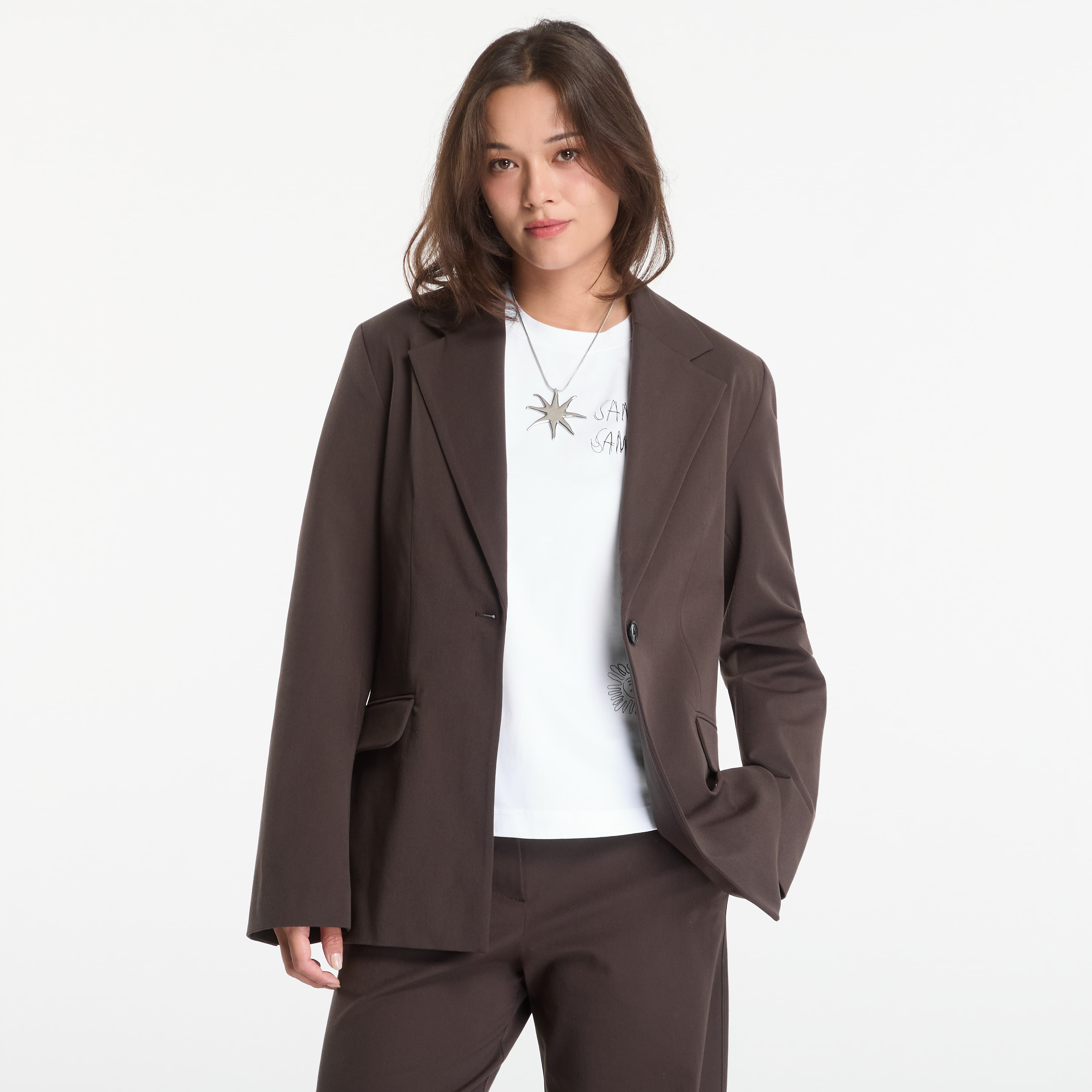 Яке Samsøe Samsøe Saheaven Blazer Mulch M