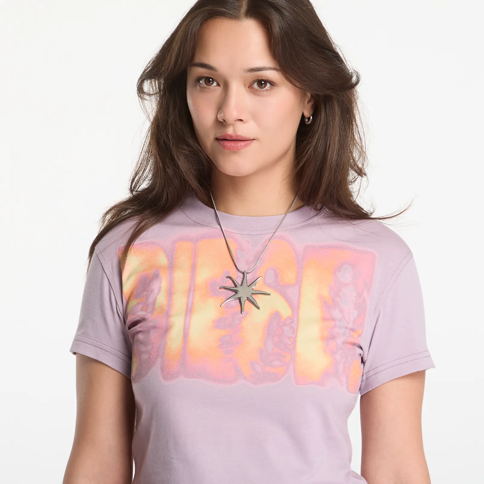 T-shirts femme Diesel T-Ila-Aa3 T-Shirt Nirvana
