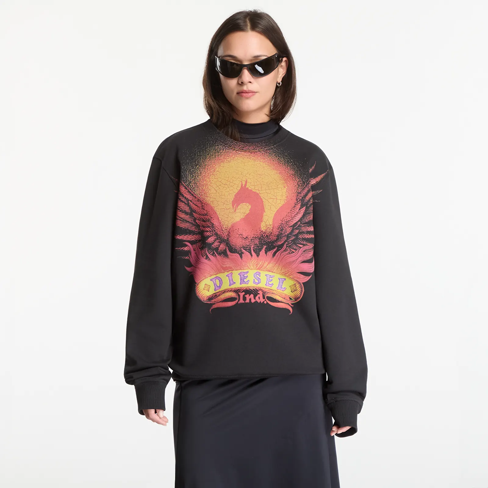 Sweatshirts Diesel S-Ginn-Aa2 Sweat-Shirt Black