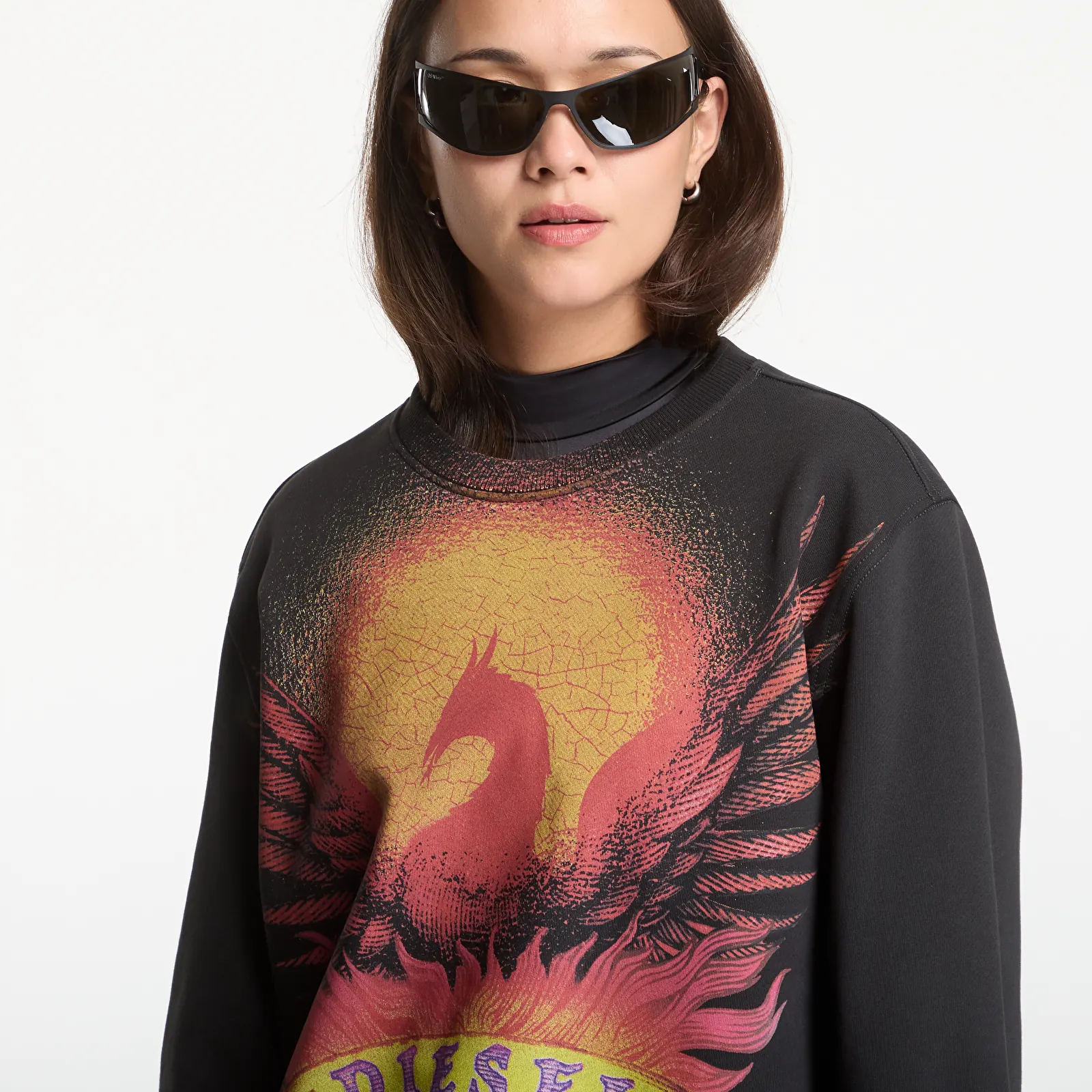 Sweatshirts Diesel S-Ginn-Aa2 Sweat-Shirt Black