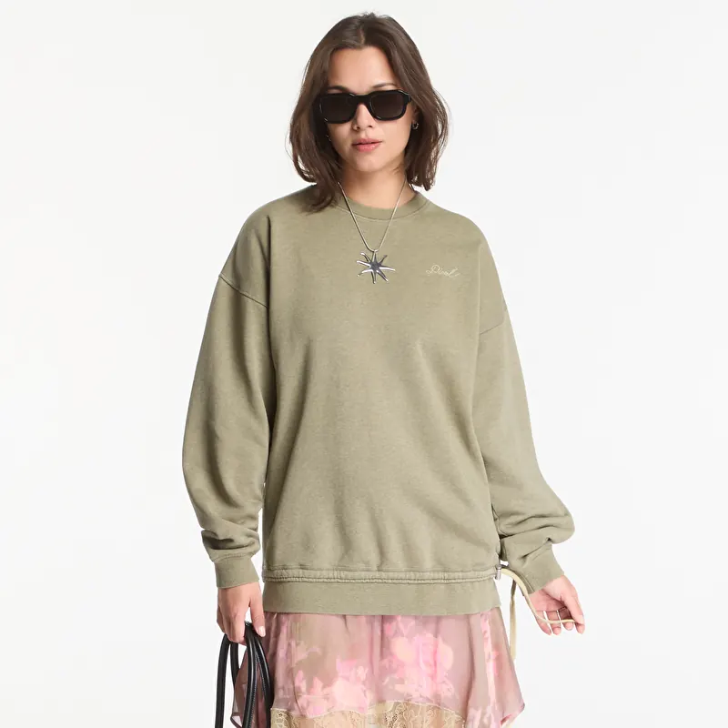 Šaty Diesel D-Orely Sweatshirt Dress Green