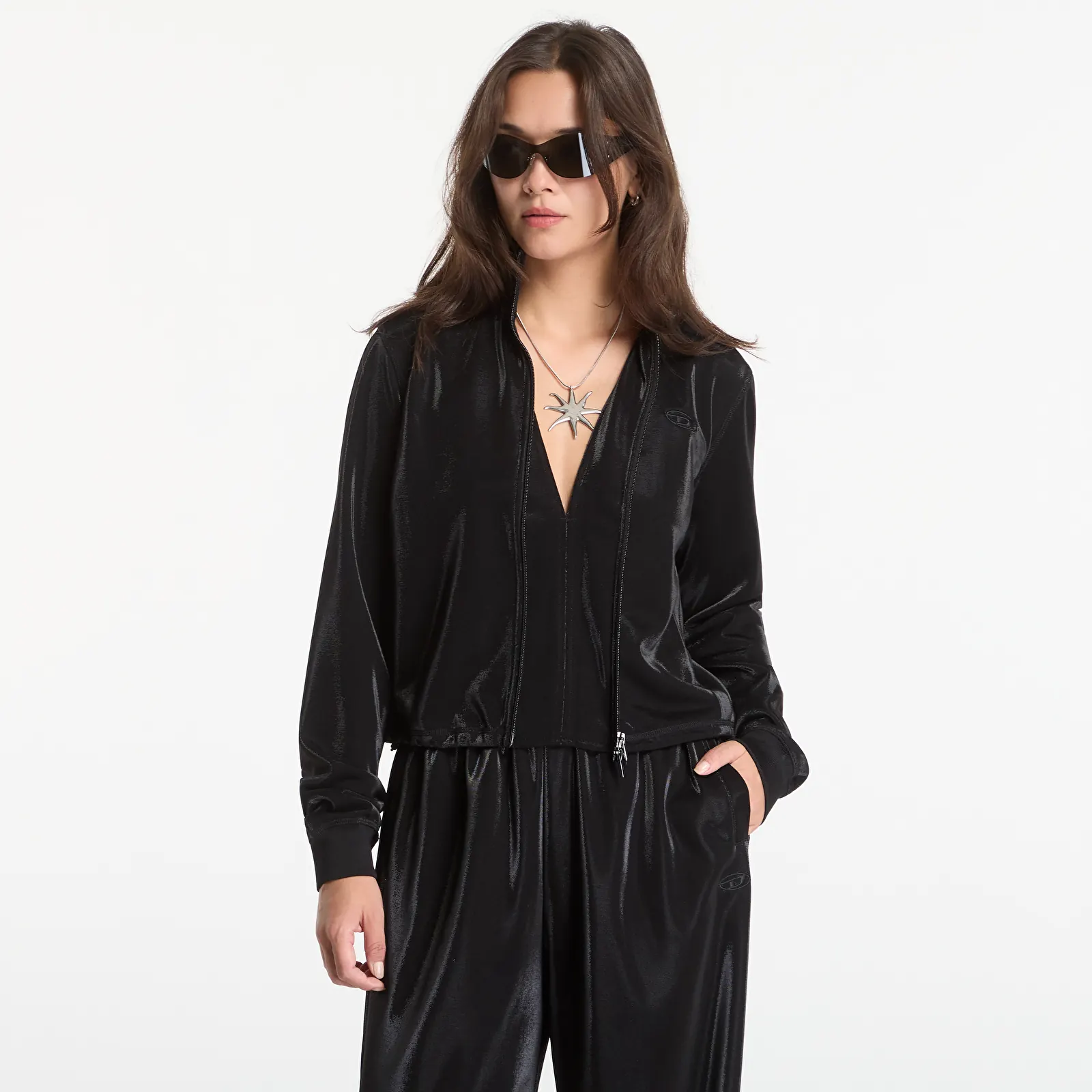 Sweats à capuche femme Diesel F-Rosy Sweat-Shirt Black