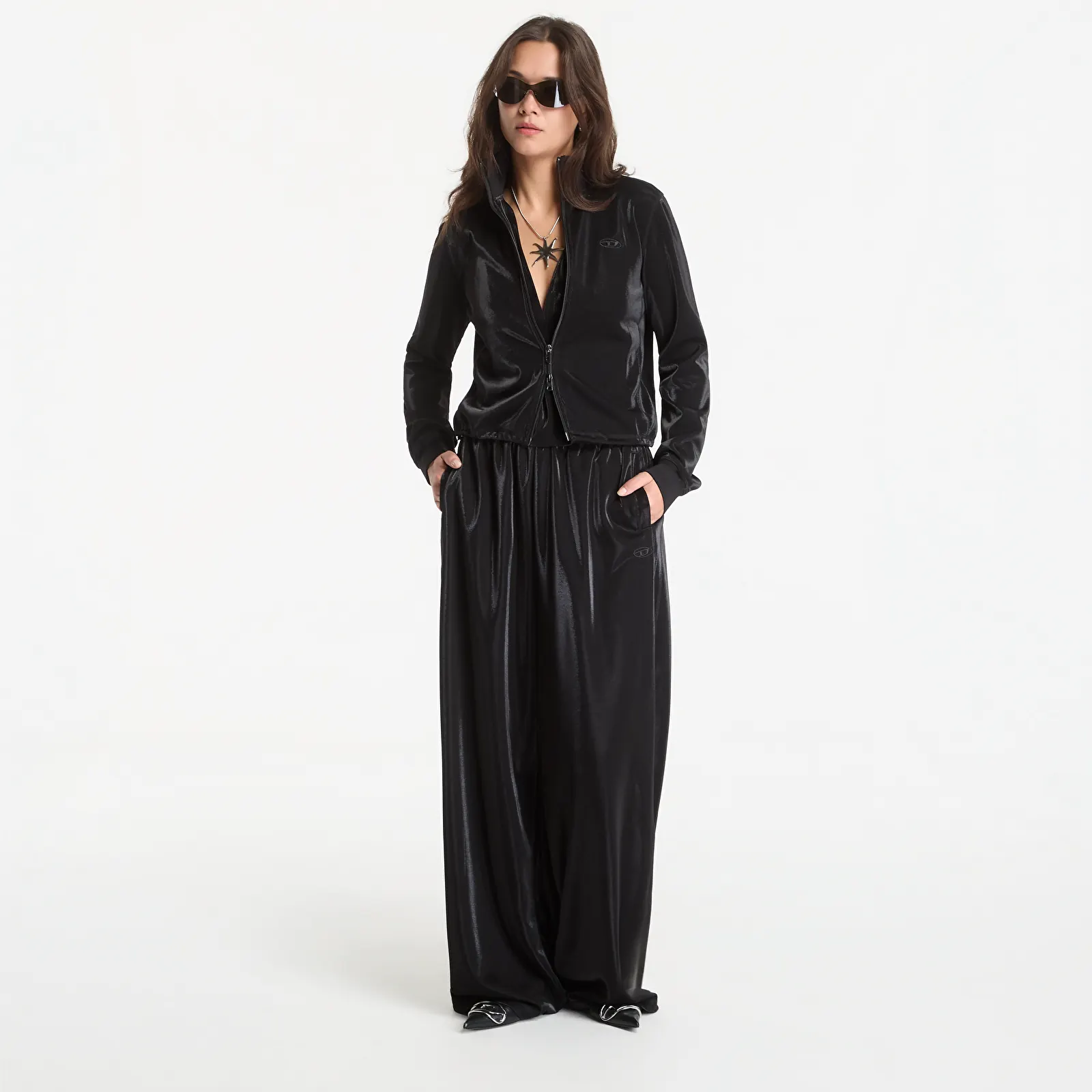 Sweats à capuche femme Diesel F-Rosy Sweat-Shirt Black