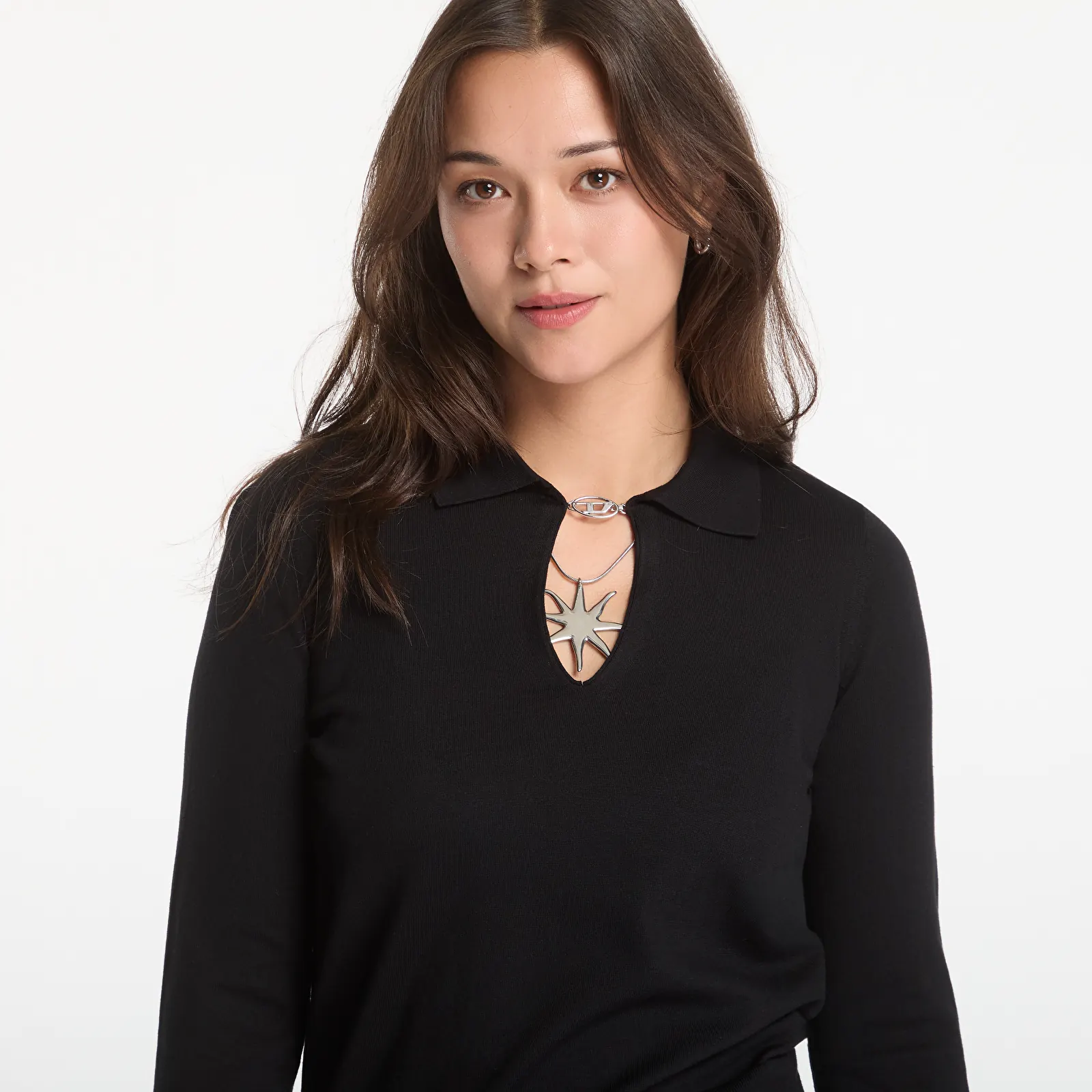 Women's Sweaters Diesel M-Lilli Tank Top Black