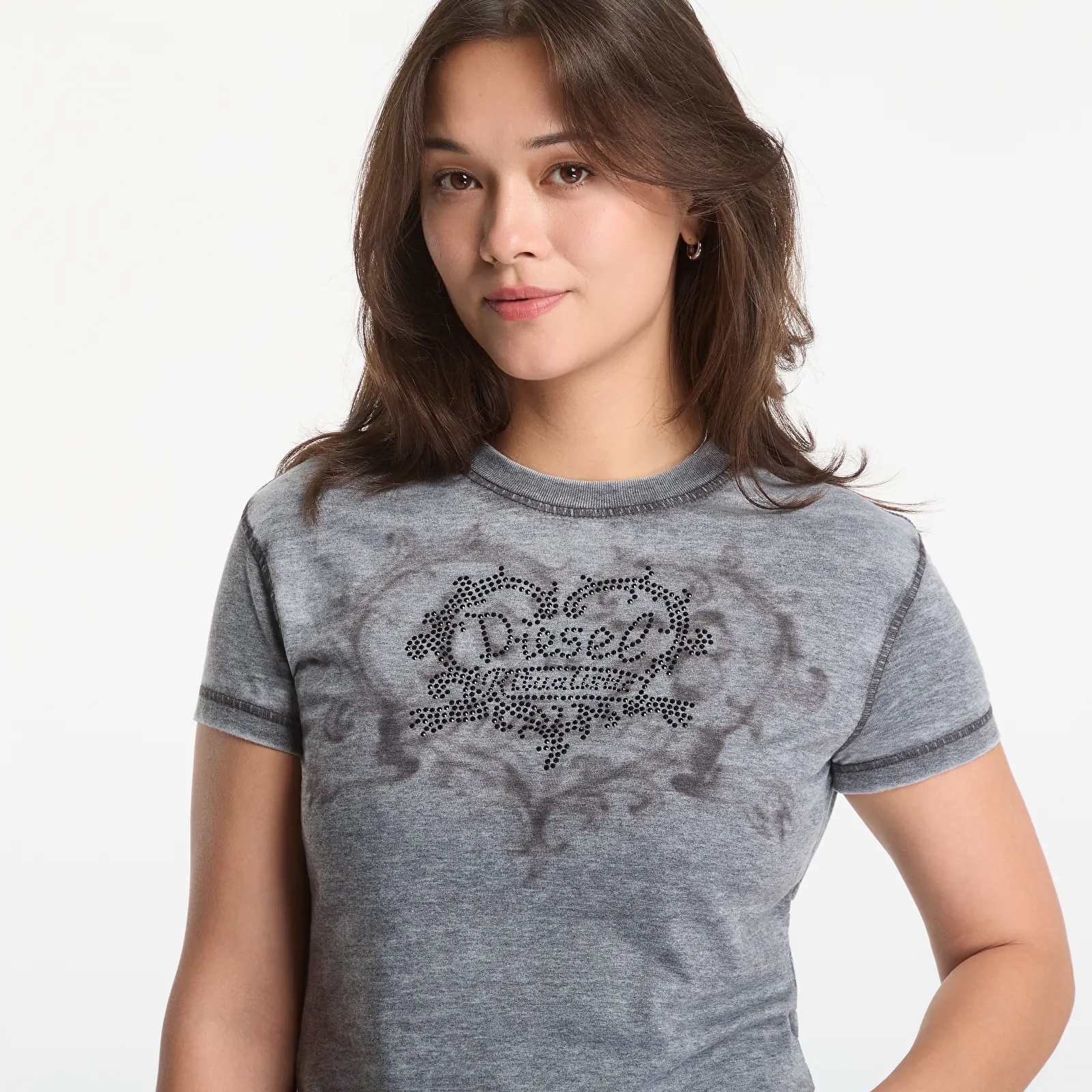 Dames T-shirts Diesel T-Ila-Aa1 T-Shirt Jet Black