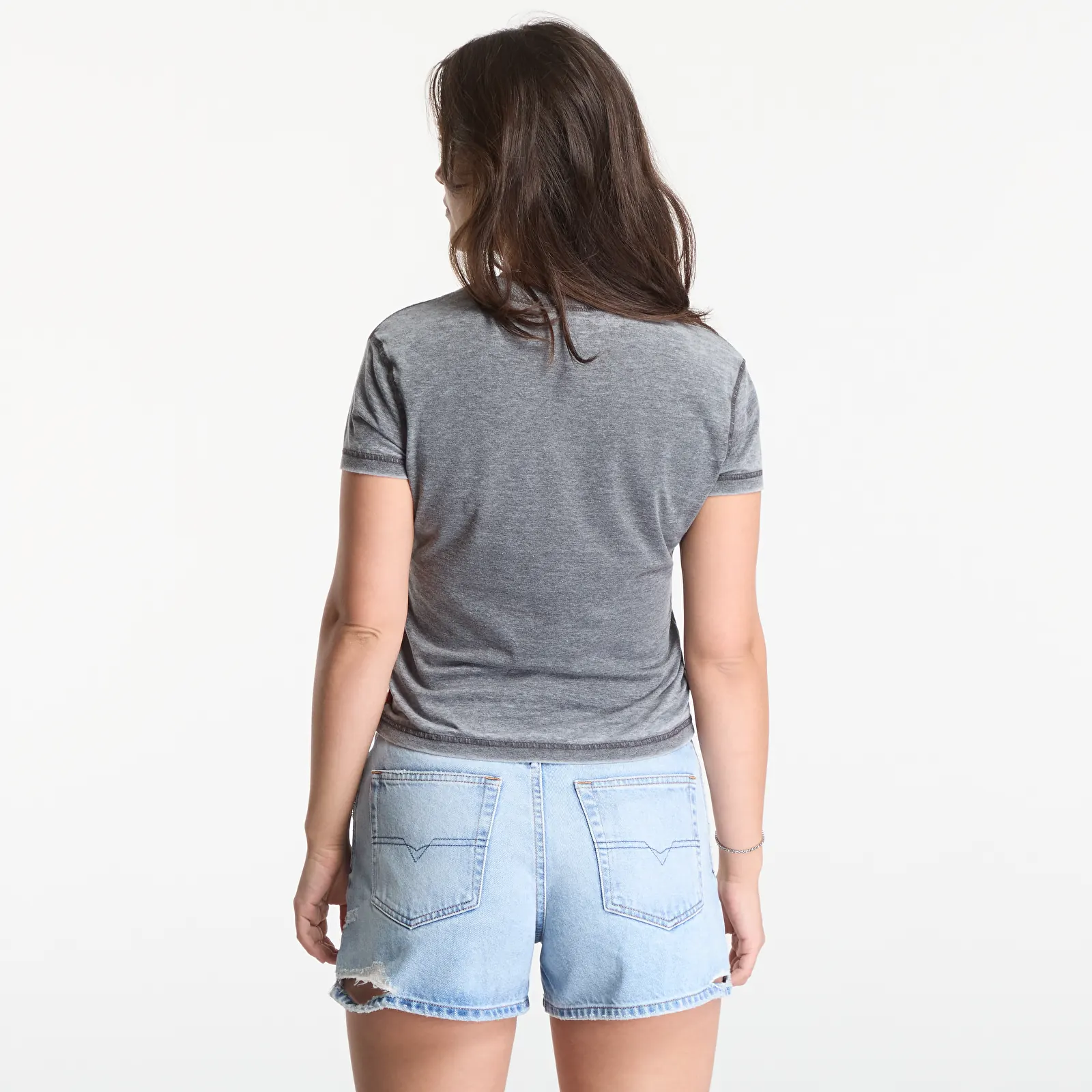 Dames T-shirts Diesel T-Ila-Aa1 T-Shirt Jet Black