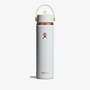 Hydro Flask 710 ml Wide Flex Straw Cap Chalk White Arc