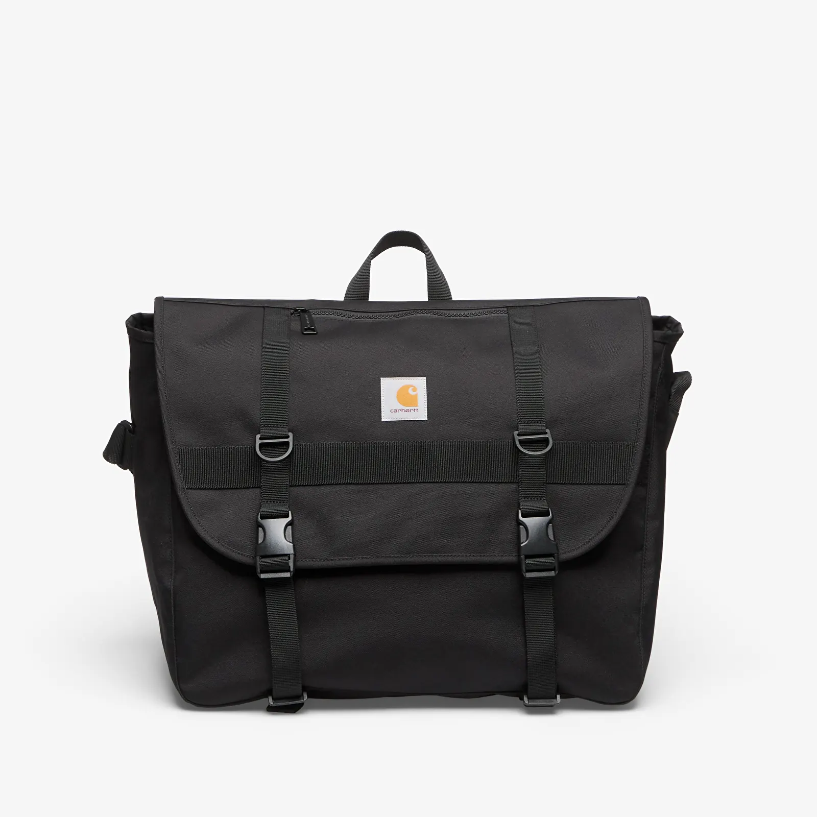 Bolsas de ombro masculinas Carhartt WIP Jake Messenger Bag Black
