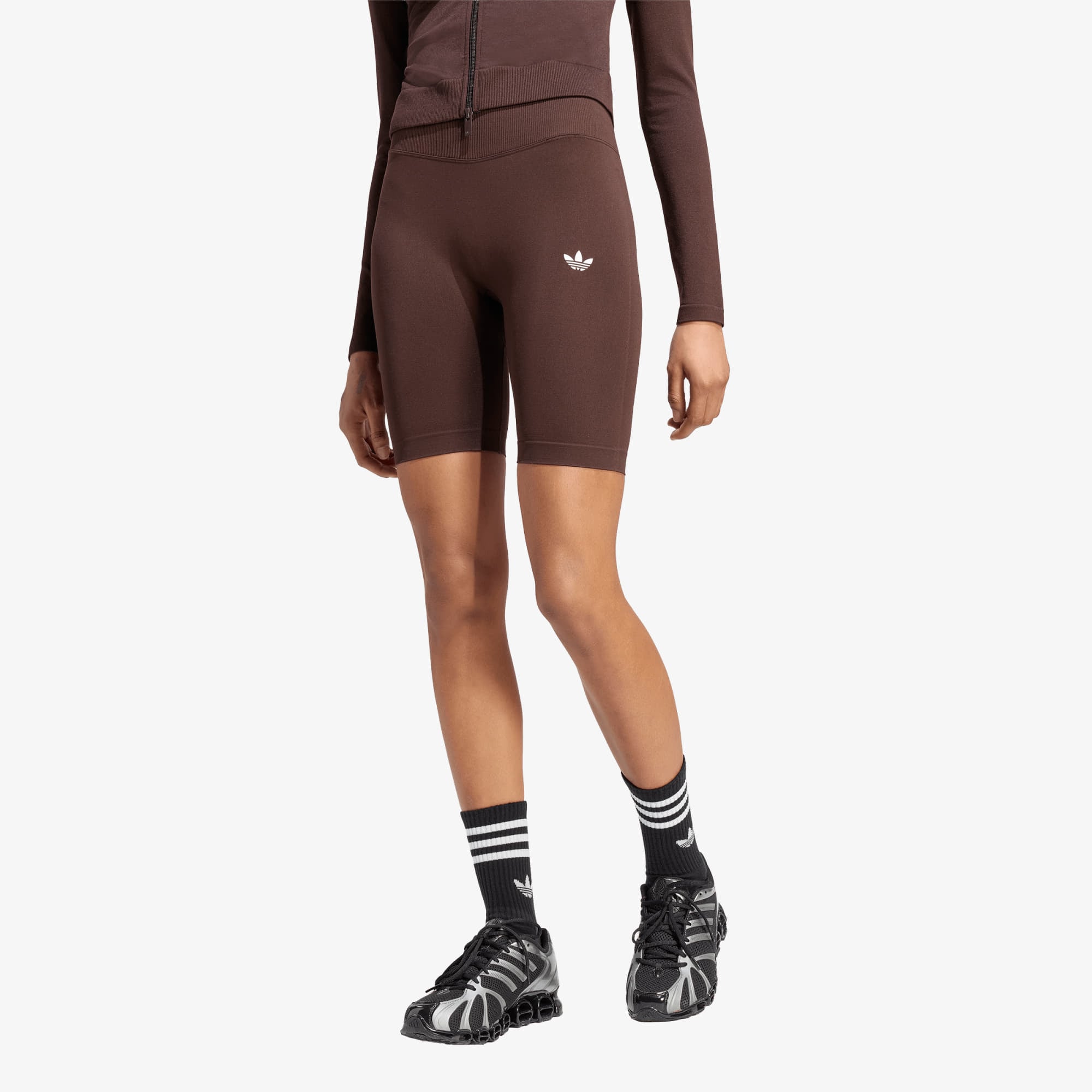 Къси панталони adidas Essentials Seamless Shorts 5 Inch Aurora Coffee XL