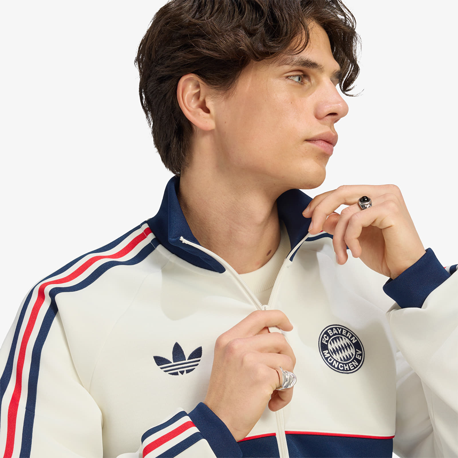 Vestes  adidas FC Bayern Muenchen OG Track Top Core White/ Night Indigo