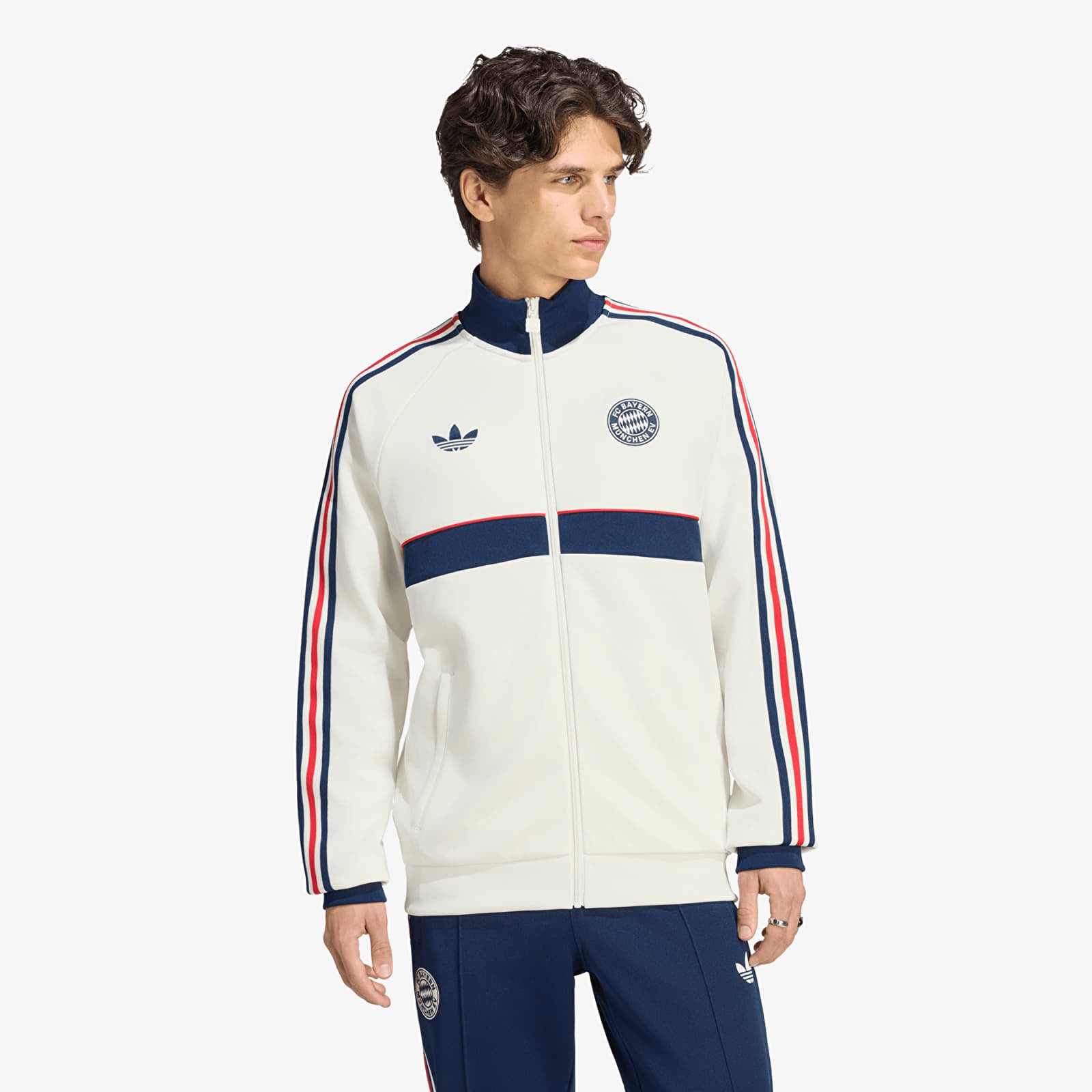 Vestes  adidas FC Bayern Muenchen OG Track Top Core White/ Night Indigo