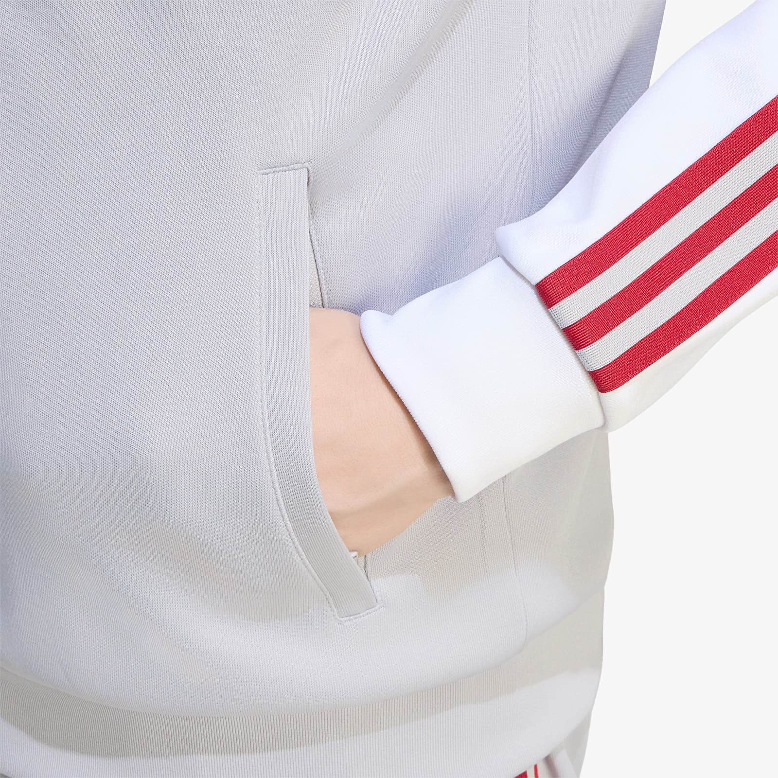 Férfi kabátok adidas Liverpool FC Originals Track Top White/ Grey Two