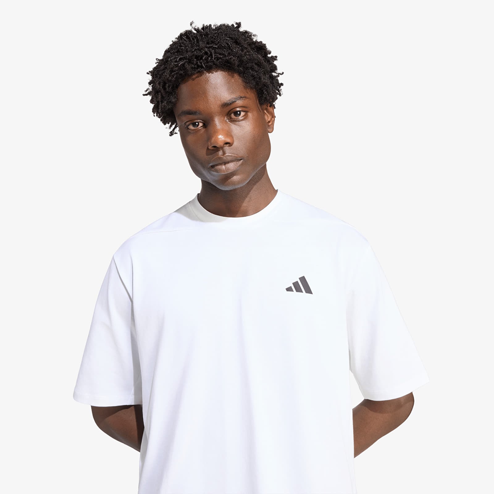Muške majice kratkih rukava adidas Primelift Essentials Workout Graphics Tee White