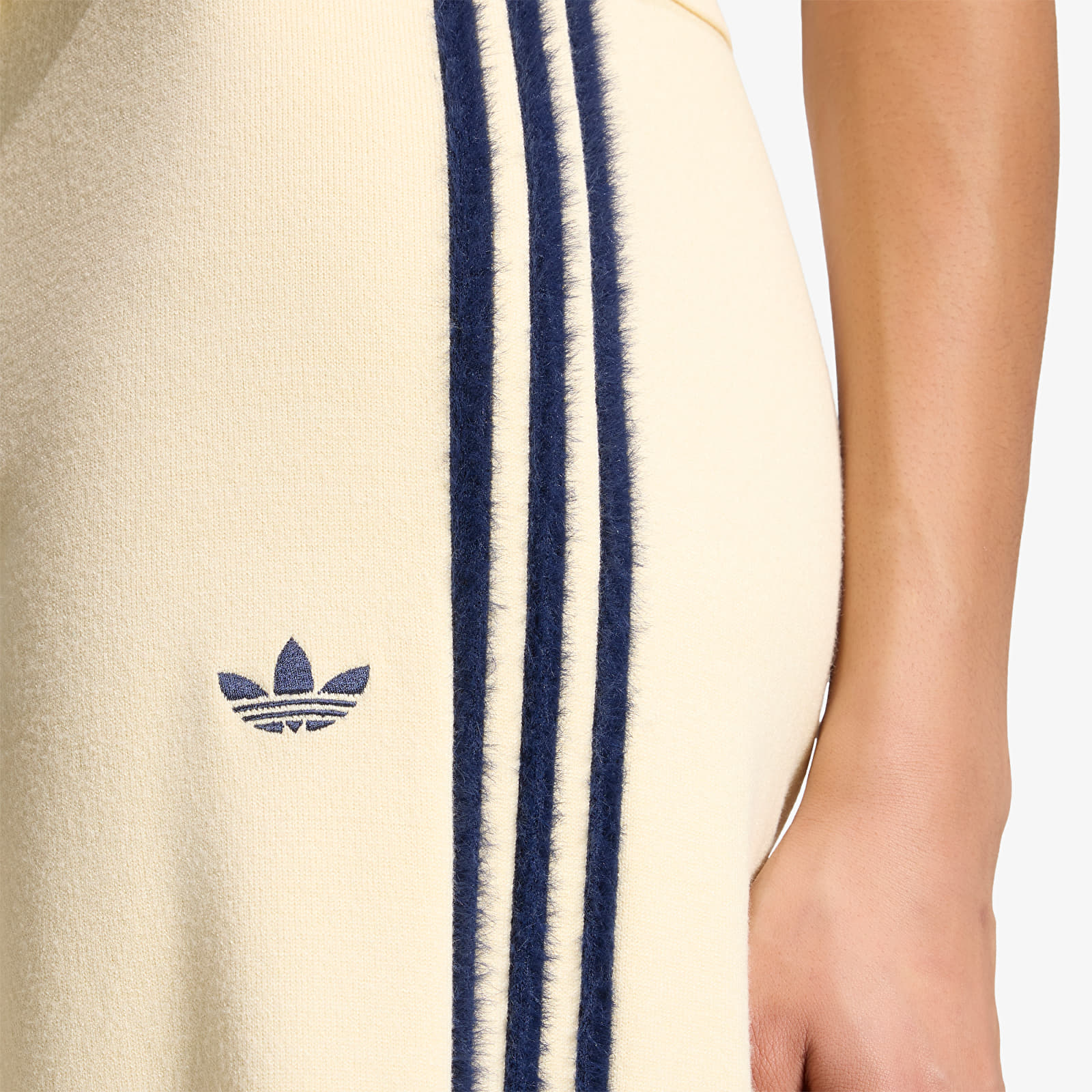 Pantaloni tuta donna adidas Knit Firebird Track Pants Warm Vanilla/ Night Indigo