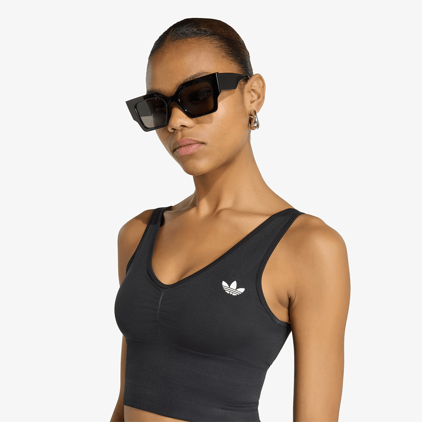 Vrouwen bh's adidas Essentials Seamless Bralette Black