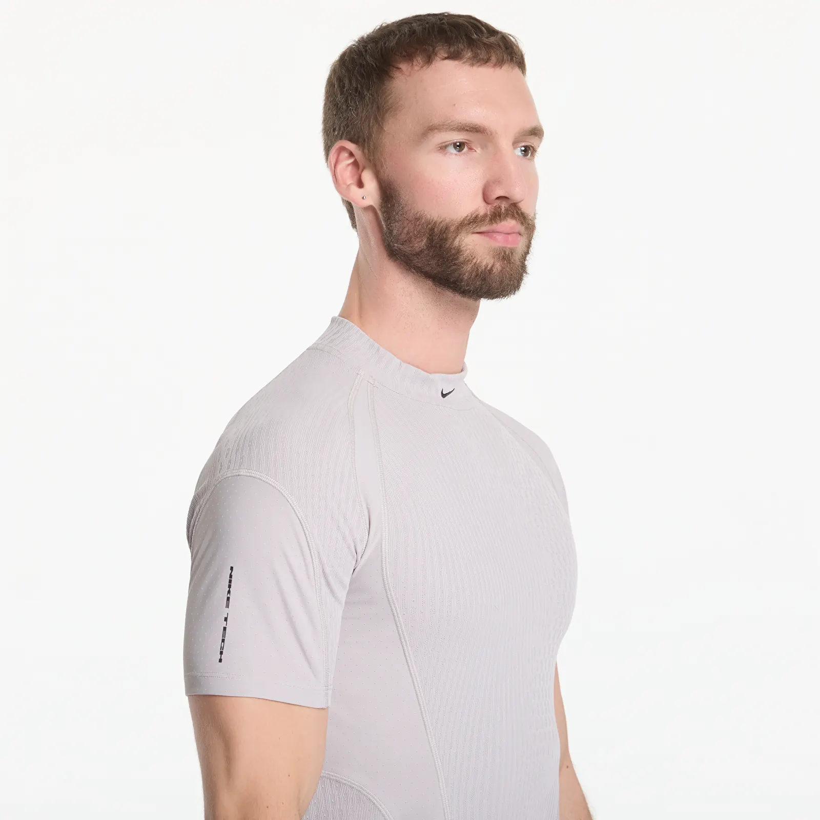 Pánske tričká Nike Tech Men's Dri-FIT ADV Short-Sleeve Top College Grey/ Black