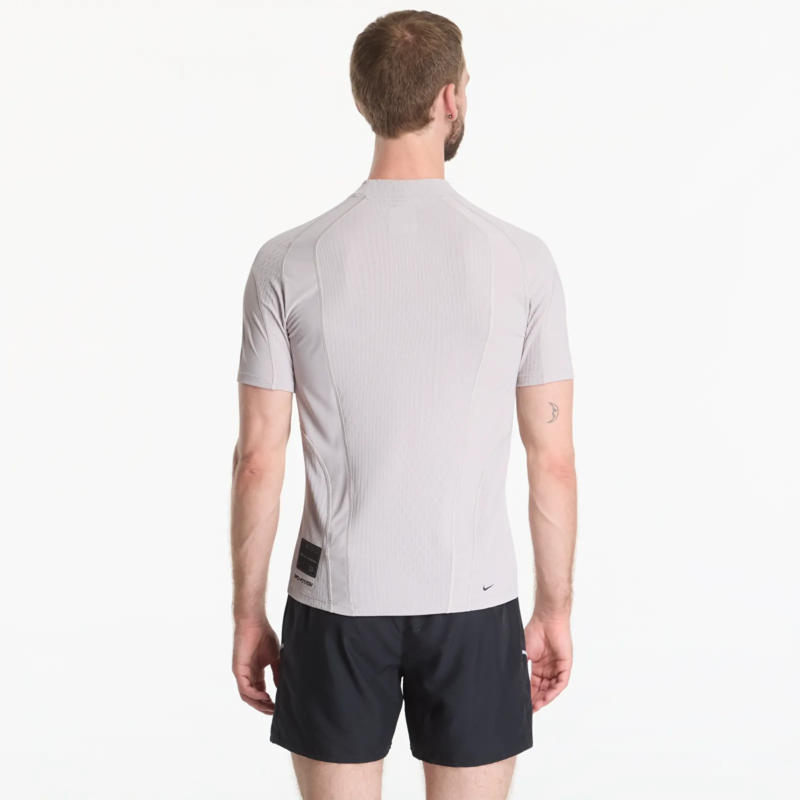 Pánske tričká Nike Tech Men's Dri-FIT ADV Short-Sleeve Top College Grey/ Black