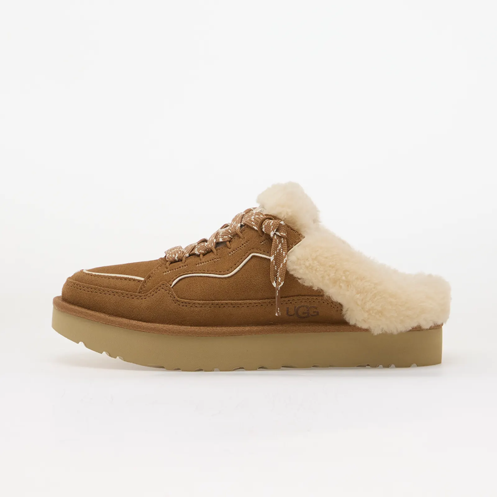 Naisten lenkkarit ja kengät UGG W Lowmel Mule Chestnut