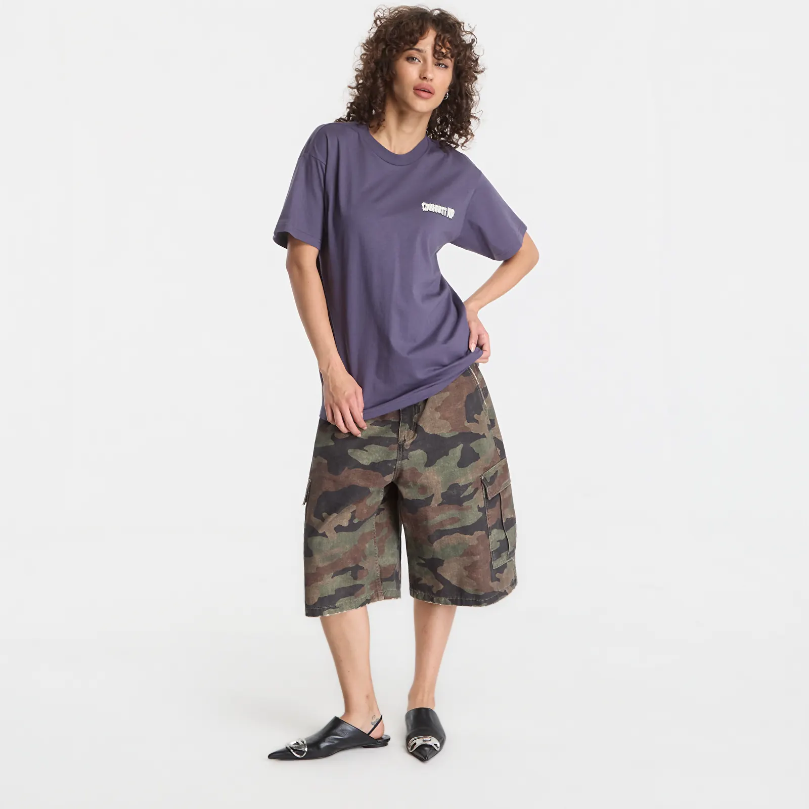 Pánske tričká Carhartt WIP S/S Wiptopia II T-Shirt UNISEX Shady Purple