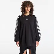 adidas Lace 3 Stripes Crew Black