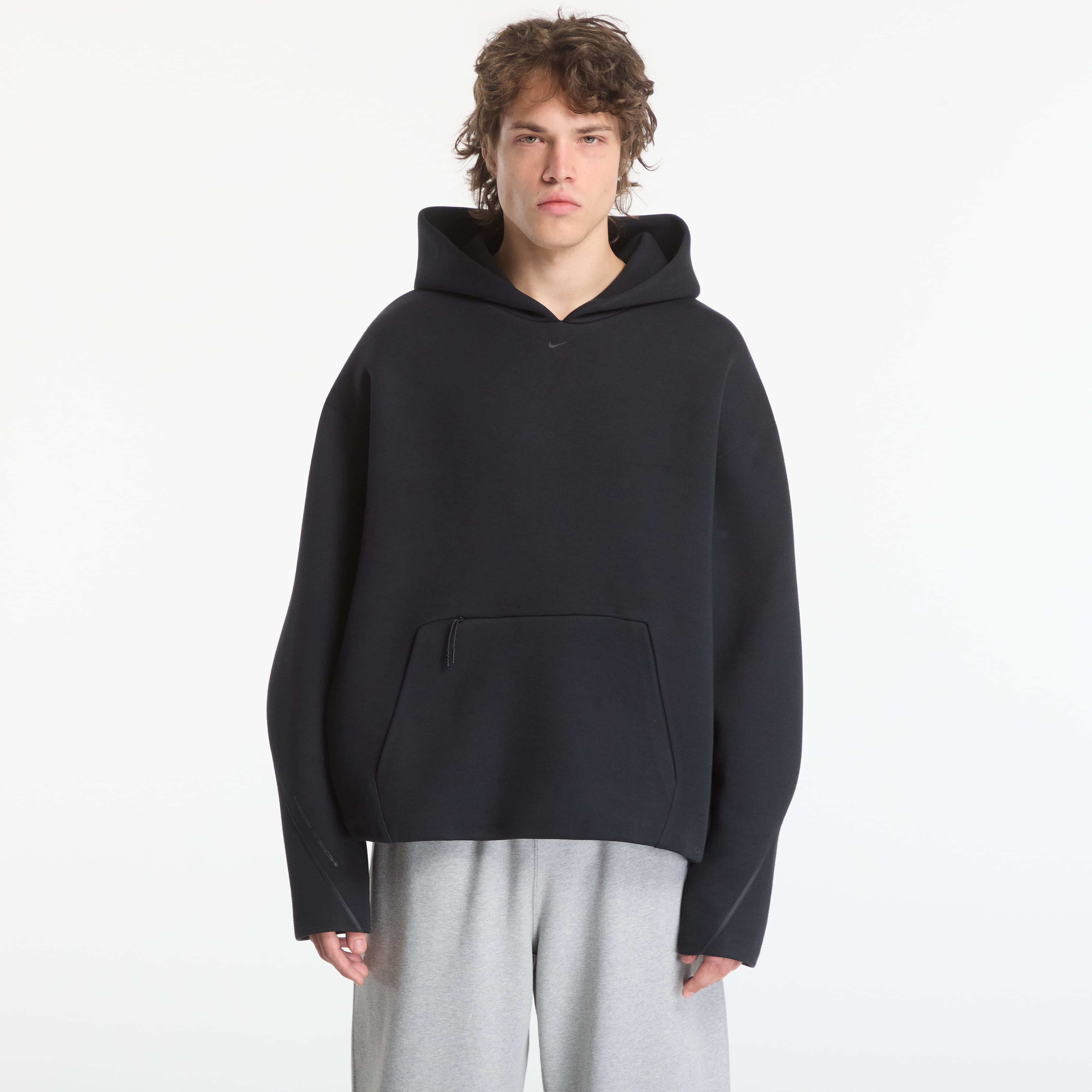 Суитшърт Nike Tech Men's Fleece Pullover Hoodie Black/ Black L