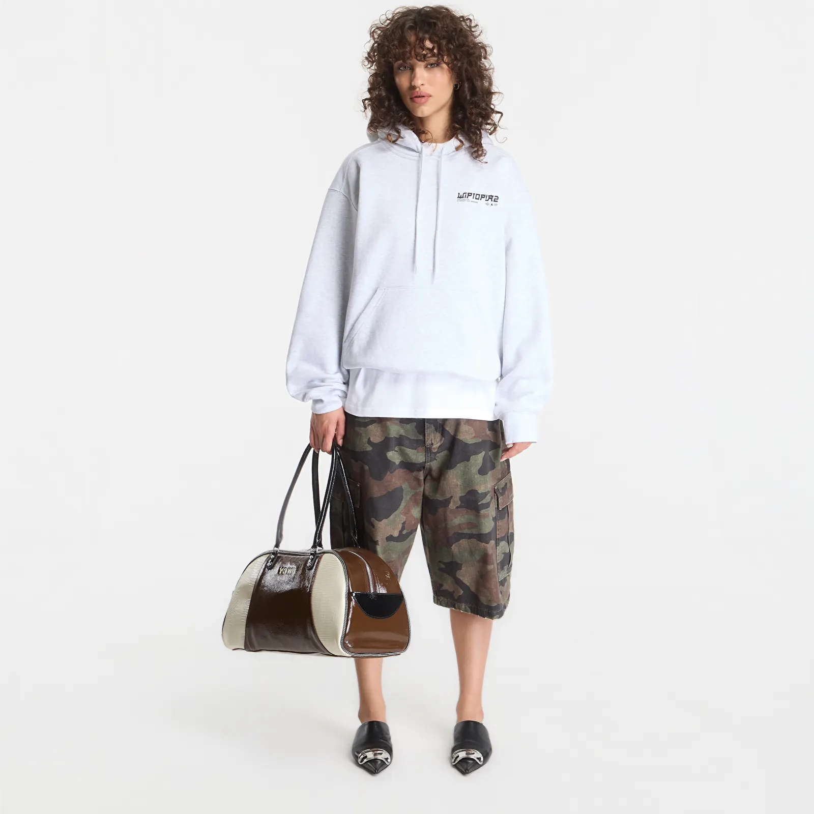 Vīriešu džemperi Carhartt WIP Hooded Wiptopia II Sweat UNISEX Ash Heather