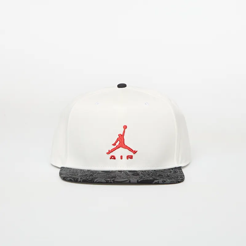 Czapka Jordan Pro Structured Cap Sail/ Black/ University Red