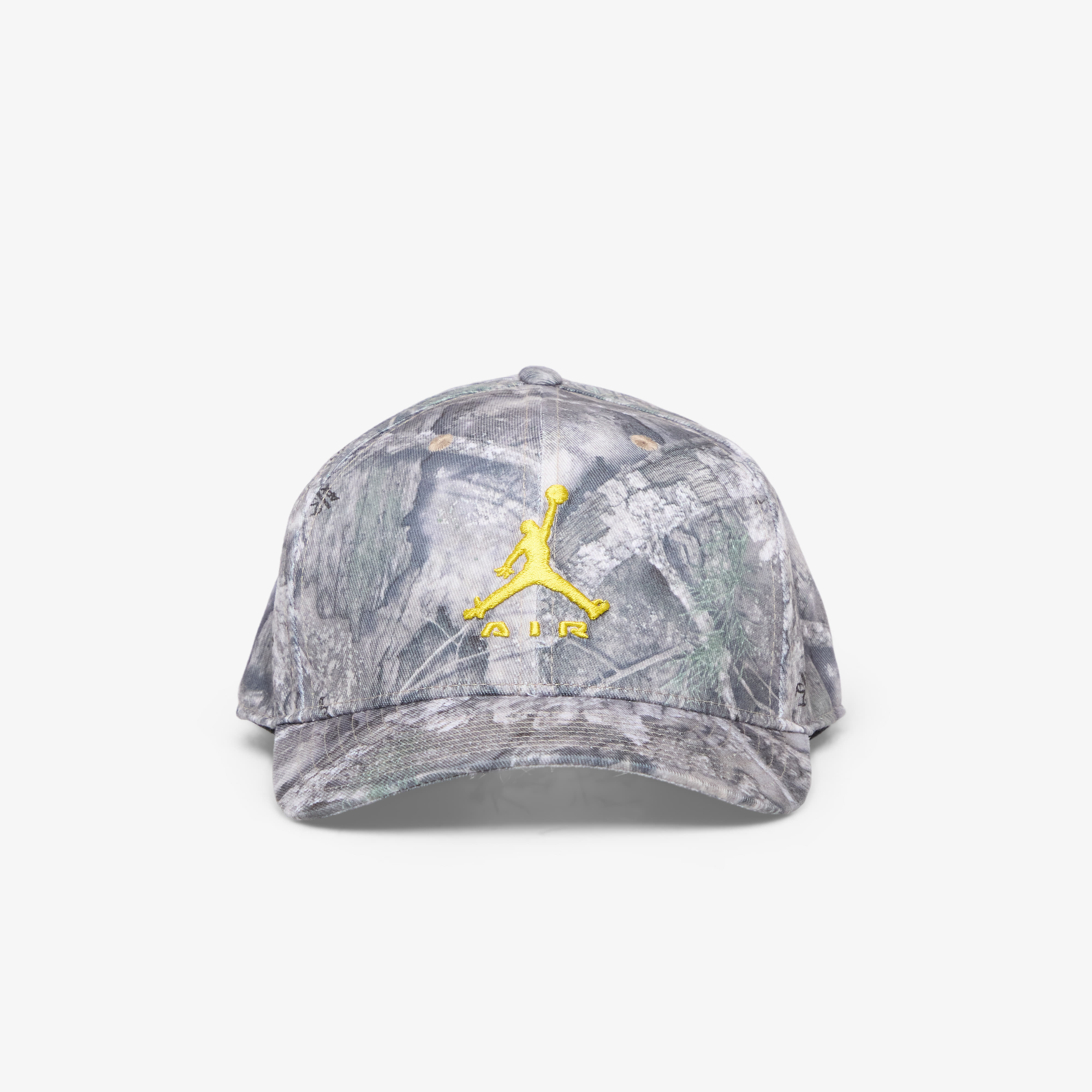 Шапка Jordan Rise Structured Camo Hat White/ Bright Citron S/M