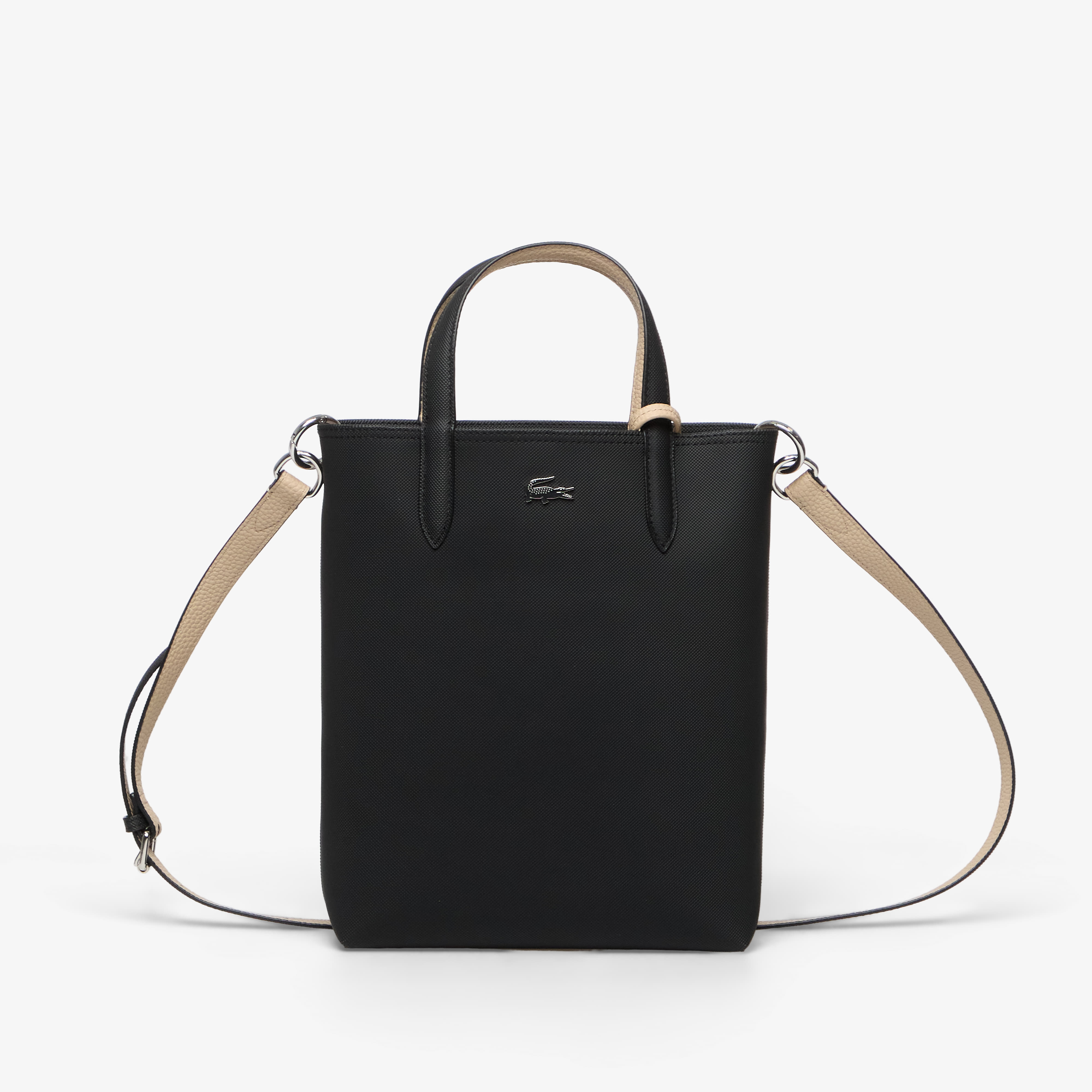 Чанта Lacoste Vertical Shopping Bag Noir Krema Universal