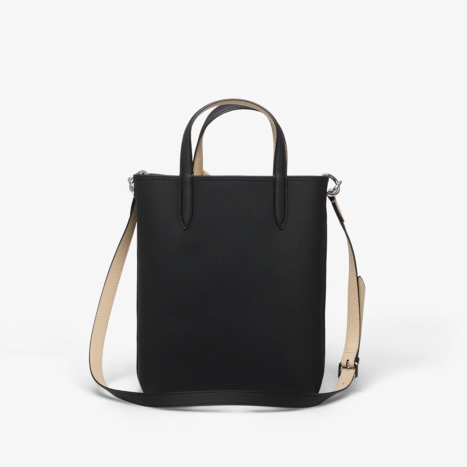 Sacs à bandoulière pour hommes Lacoste Vertical Shopping Bag Noir Krema