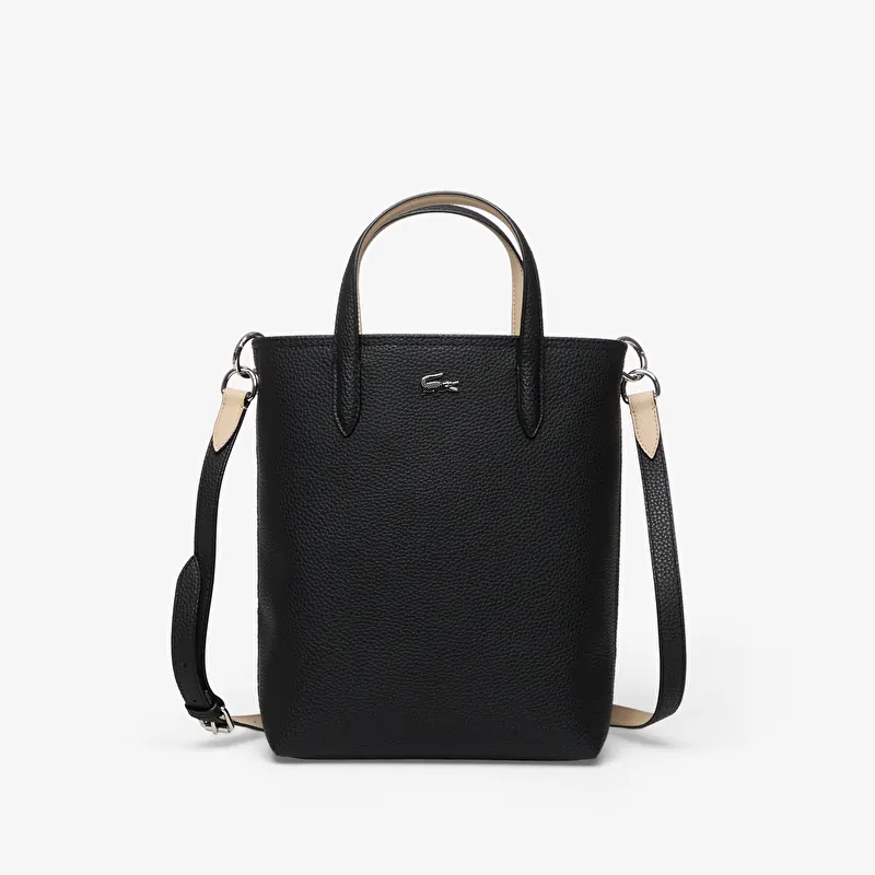 Sac Lacoste Zipped Verti Shopping Bag Noir Krema