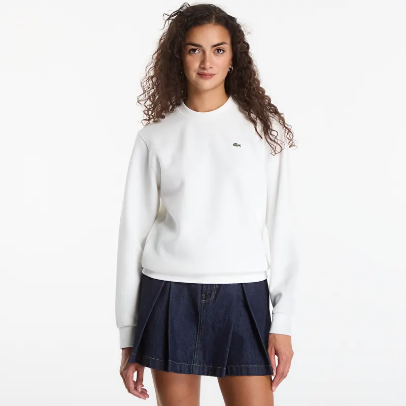 Kampsun Lacoste Crewneck Flour