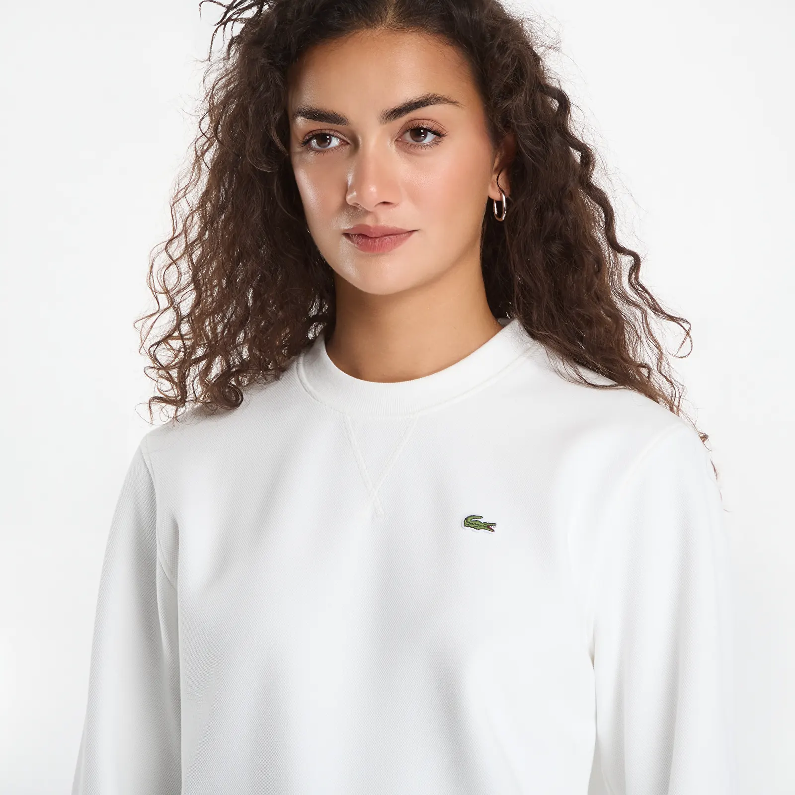 Dámské mikiny Lacoste Crewneck Flour