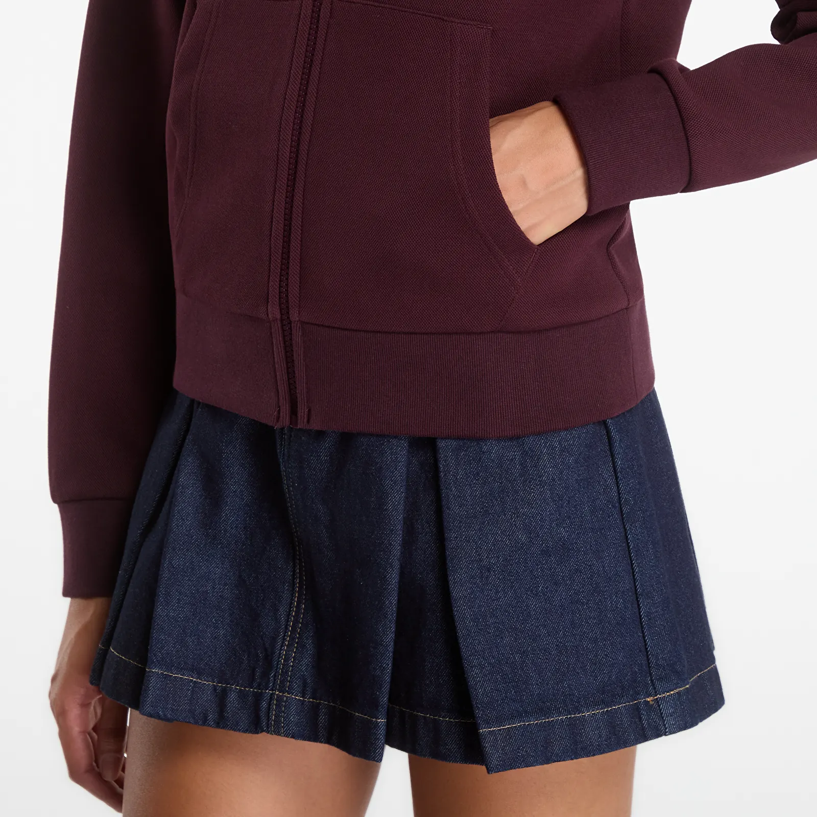Naiste kampsunid Lacoste Zipped Hoodie Oxalis