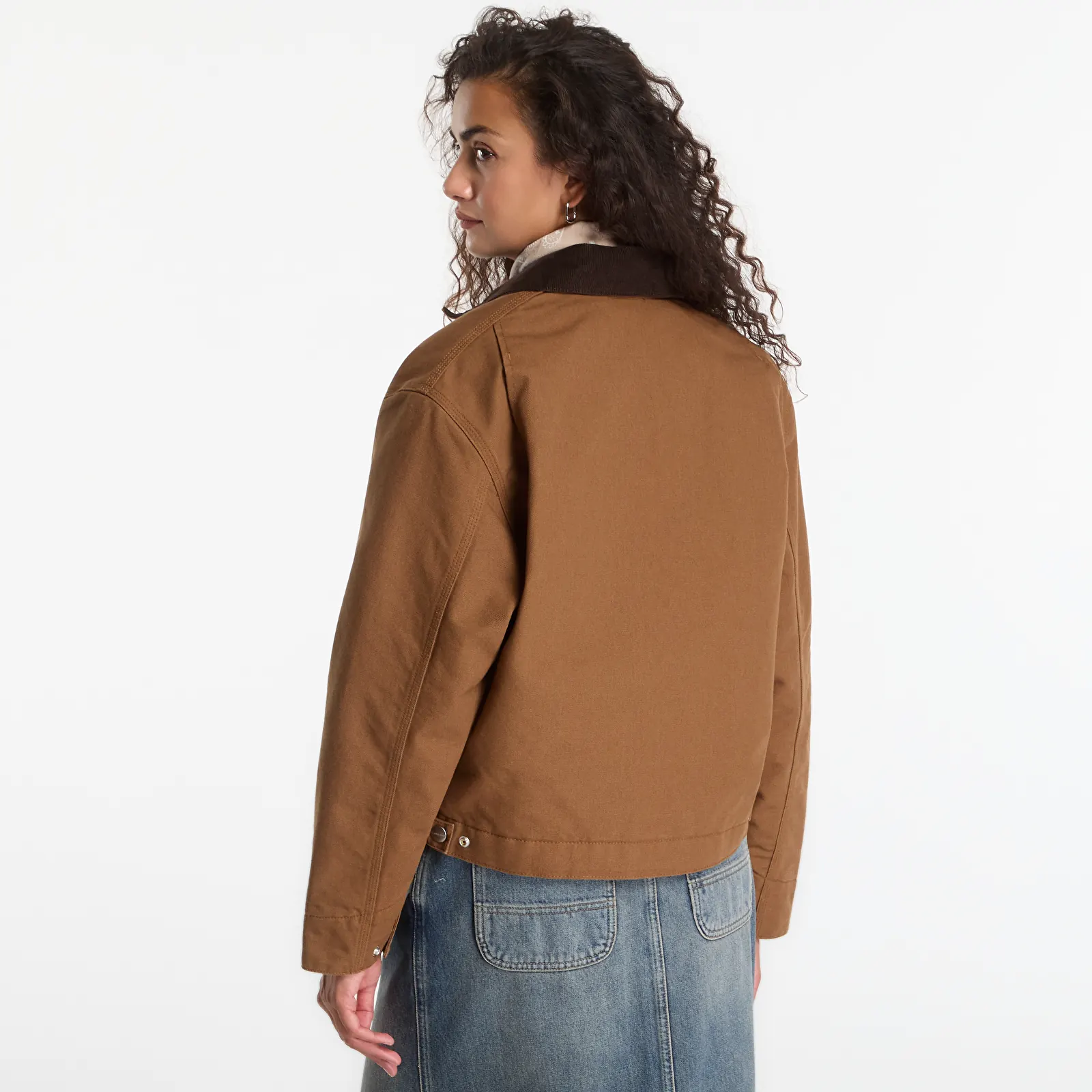 Damesjassen Carhartt WIP W' OG Detroit Jacket WIP H Brown/ Tobacco Rinsed