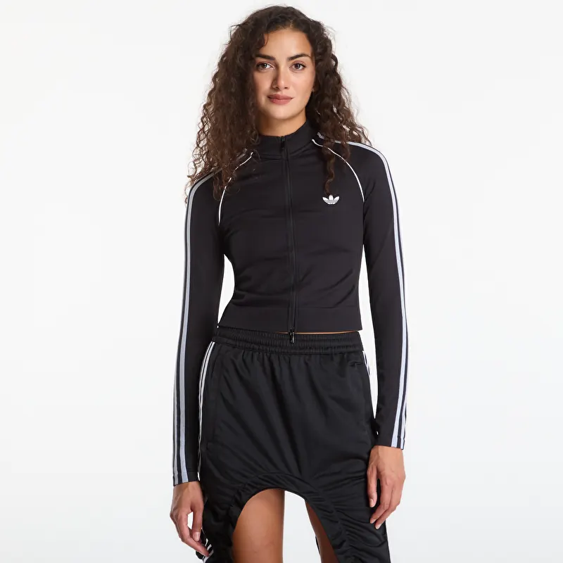 Bunda adidas Essentials 3 Stripes Seamless Tracktop Black