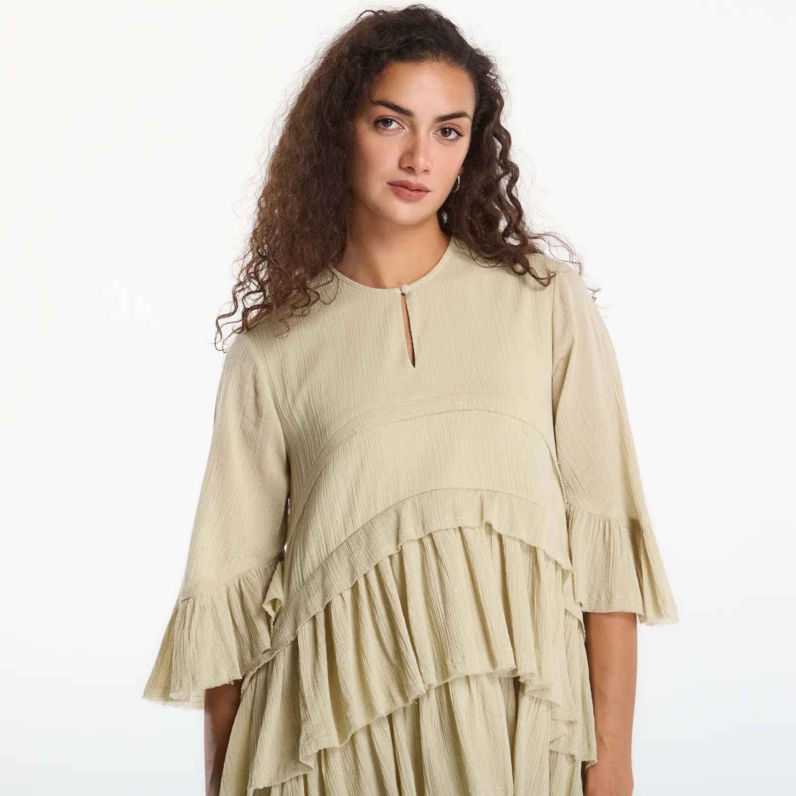 Dresses AllSaints Cavarly Ssmaxi Dress Haze Green