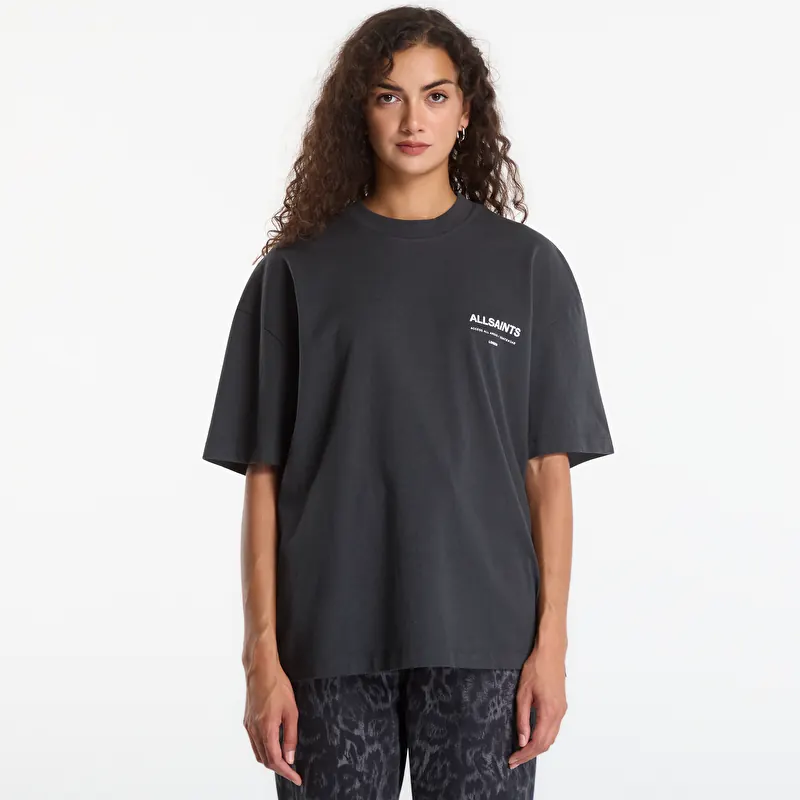 T-särk AllSaints Backstage Ss Crew Carter Grey