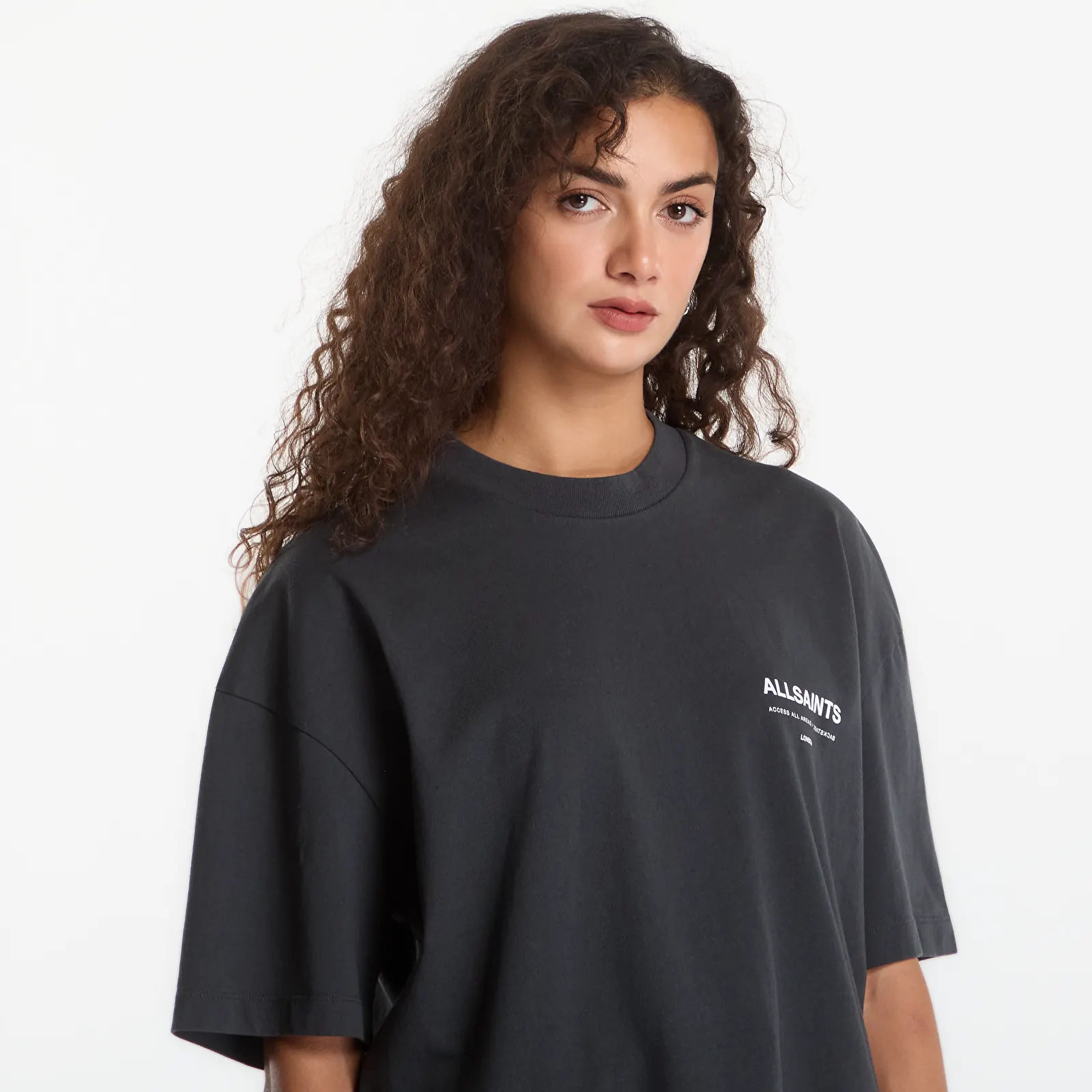 T-särgid AllSaints Backstage Ss Crew Carter Grey