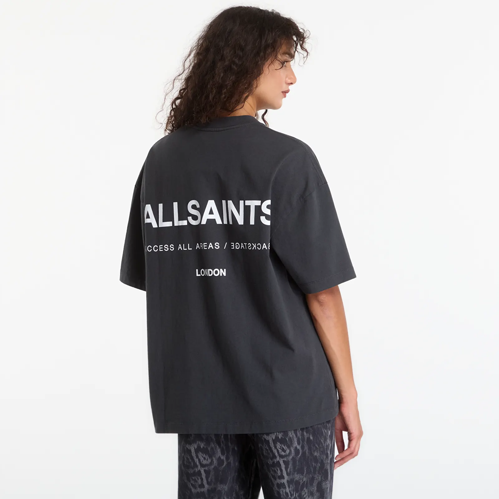 T-särgid AllSaints Backstage Ss Crew Carter Grey
