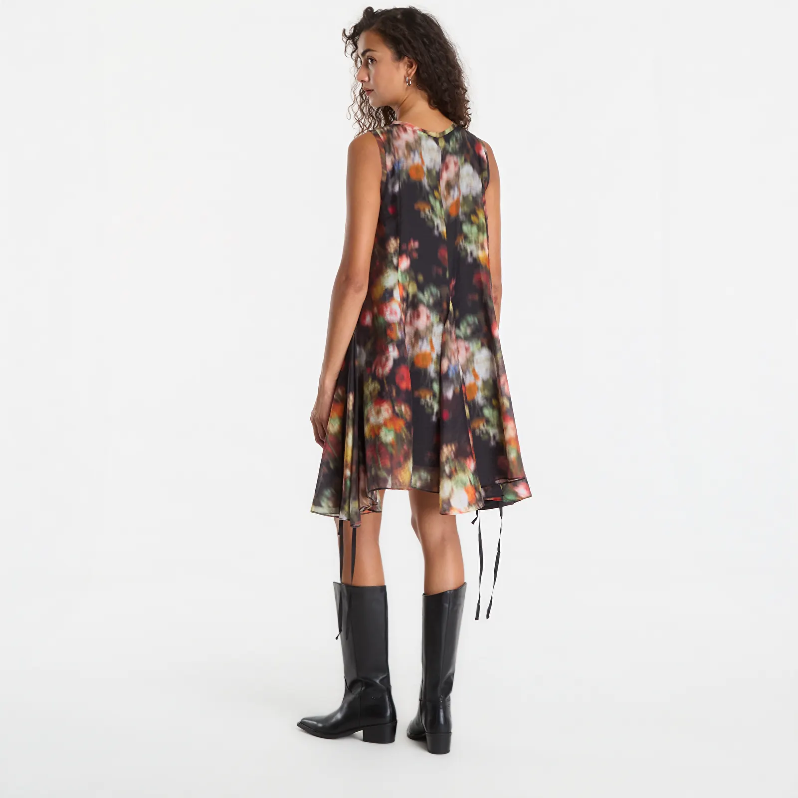 Robes AllSaints Sybil Mini Dress Hazed Black
