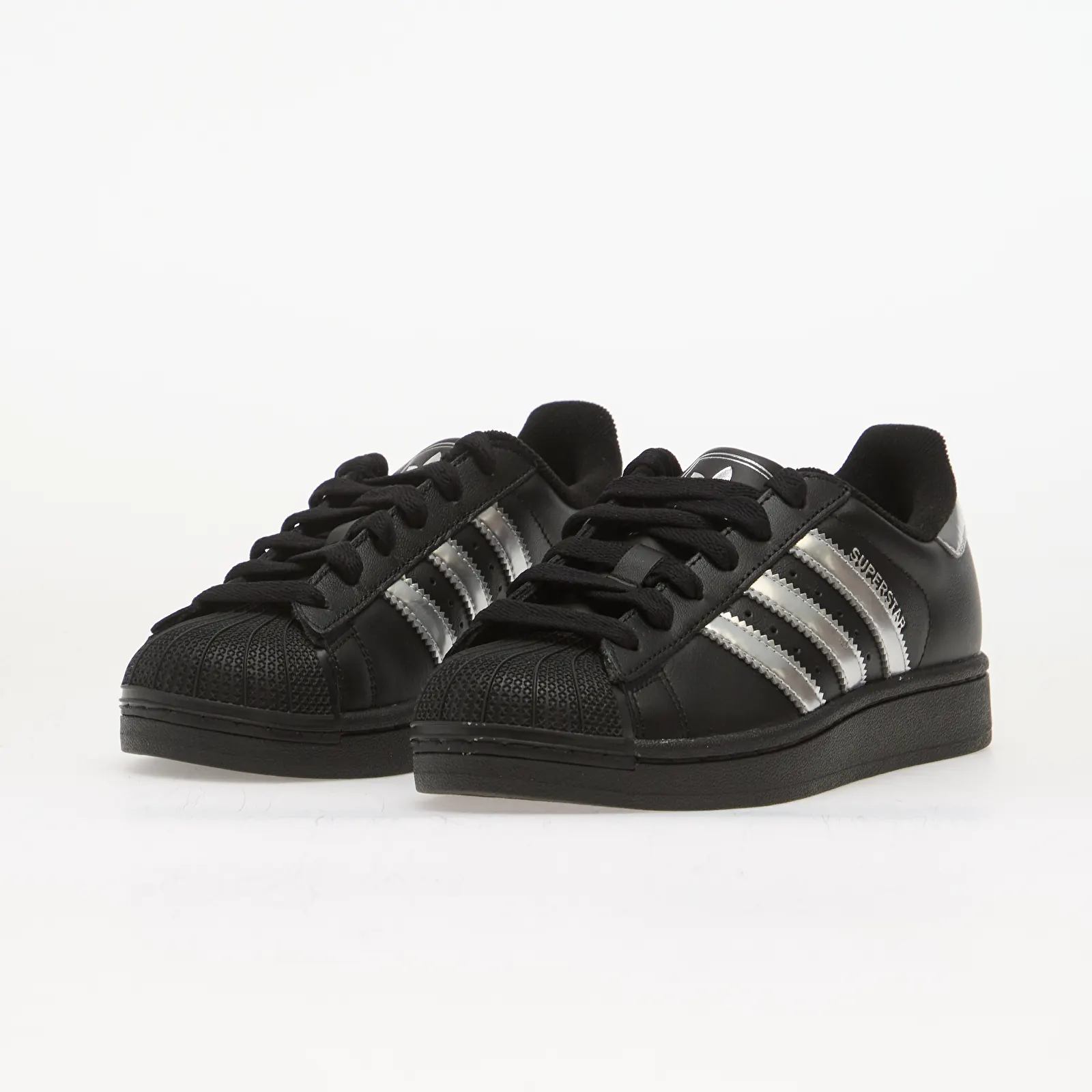Sneakers en schoenen voor kinderen adidas Superstar II Core Black/ Silver Met./ Off White