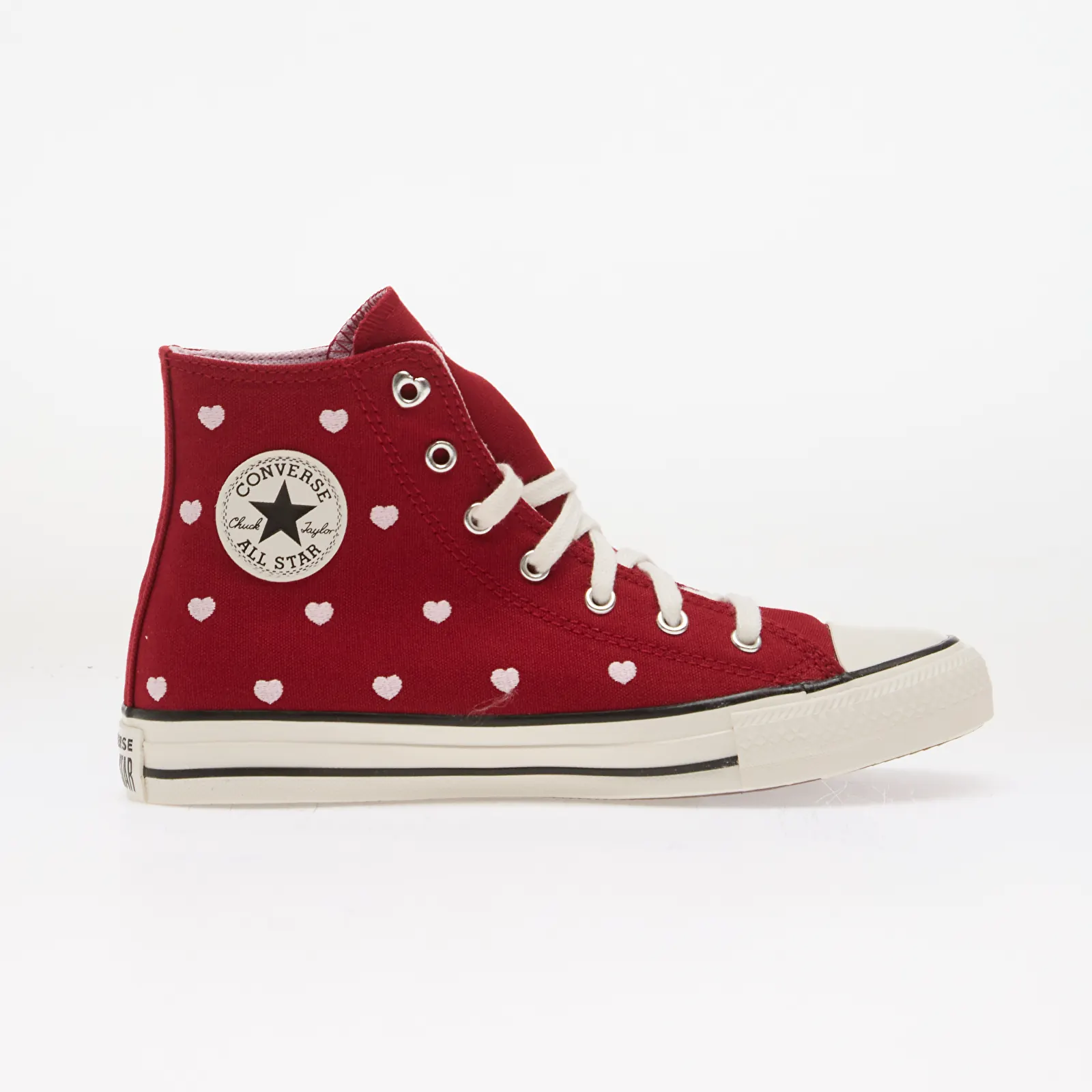 Детски маратонки и обувки Converse Chuck Taylor All Star Hearts & Roses Days Ahead Red/ Vintage White/ New Found Bloom Pink