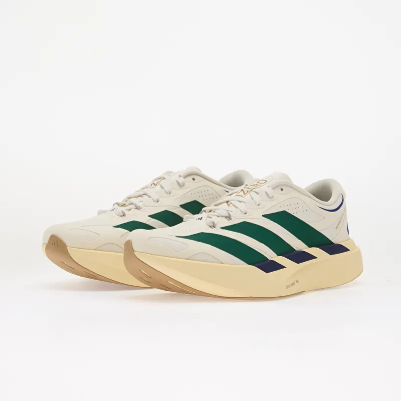 adidas Adizero EVO SL Exo Suede Core White/ Collegiate Green