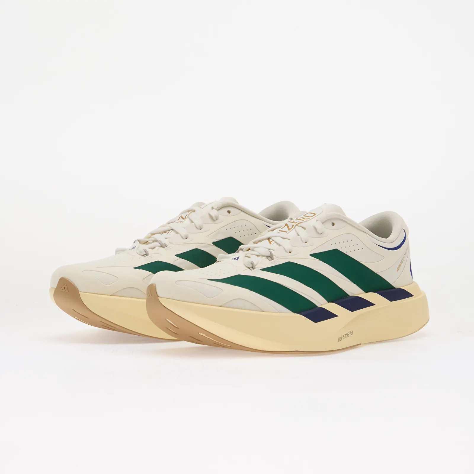 Turnschuhe und Schuhe für Männer adidas Adizero EVO SL Exo Suede Core White/ Collegiate Green/ Cream White