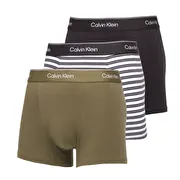 Calvin Klein Relaxed Fit Trunk 3-Pack Black/ Olive
