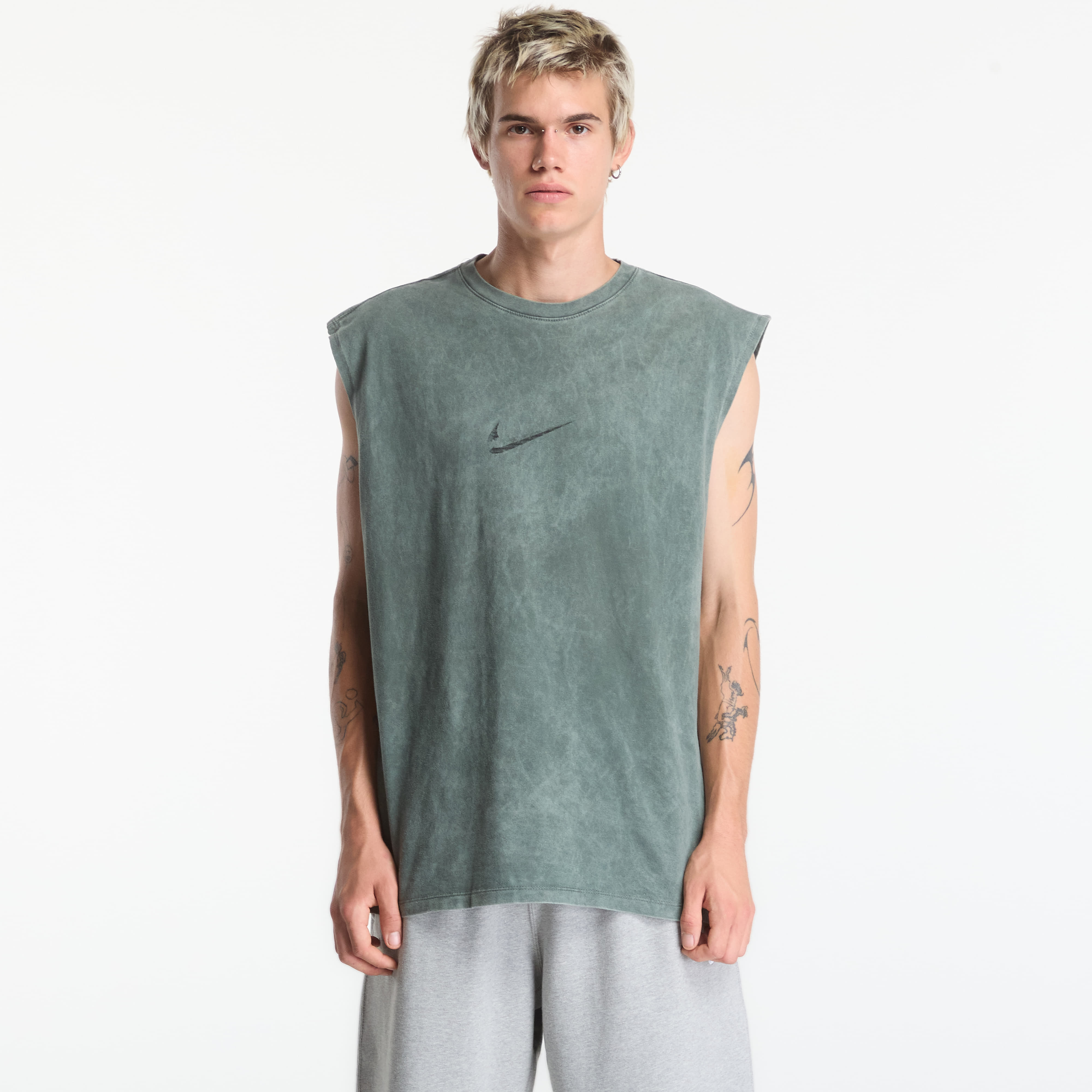 Тениска Nike Men's Sleeveless T-Shirt Camo Green/ Light Army XL