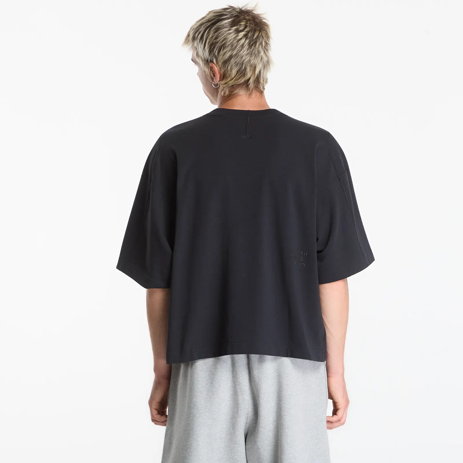 Meeste T-särgid Nike N.A.C. Men's Dri-FIT Short-Sleeve Training Top Black/ Black